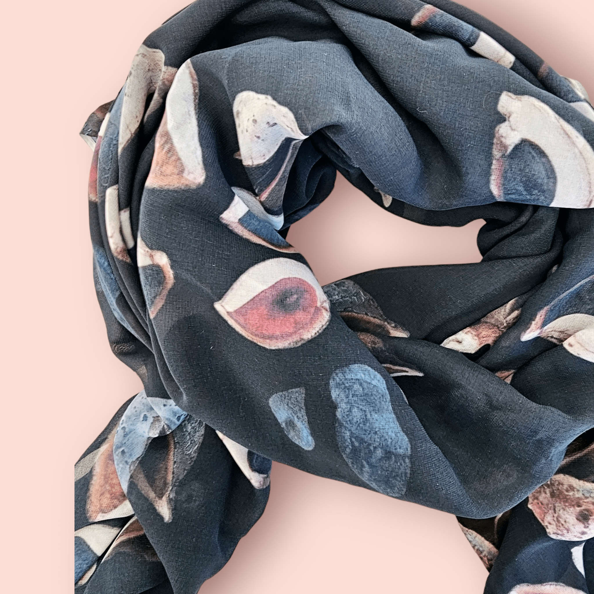 Silken Chic Scarves - Seed Pods Scarf The Spotted Quoll Studio 