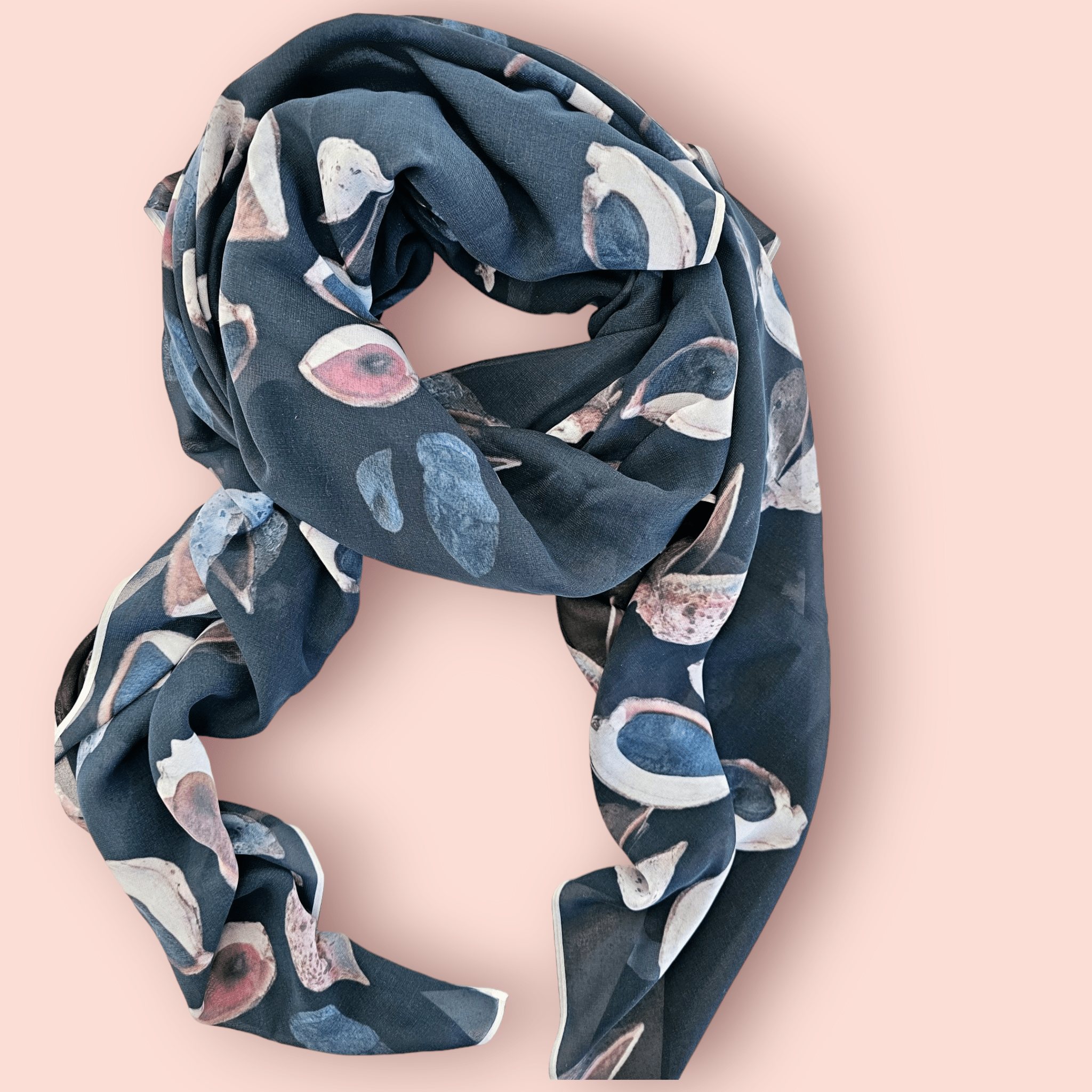 Silken Chic Scarves - Seed Pods Scarf The Spotted Quoll Studio 