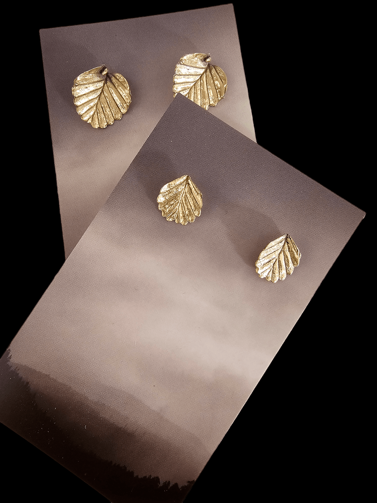 Fagus Leaf Earrings - Janny McKinnon Jewellery Janny Mckinnon 