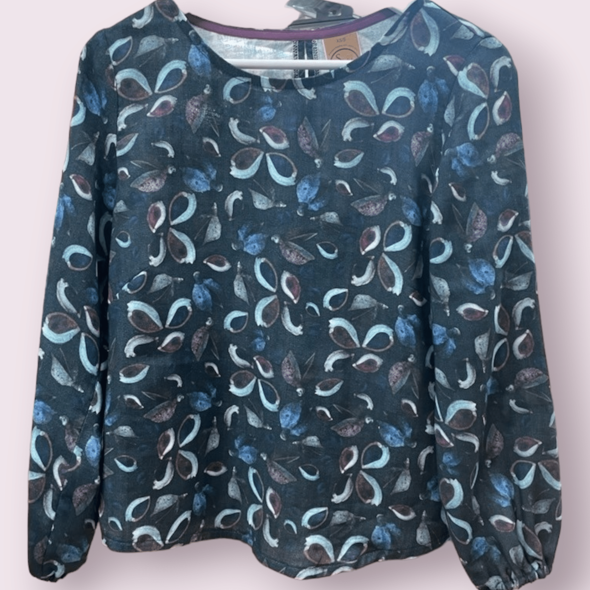 Lady Jane Organic Cotton DM Blouse - Seed Pods top The Spotted Quoll 