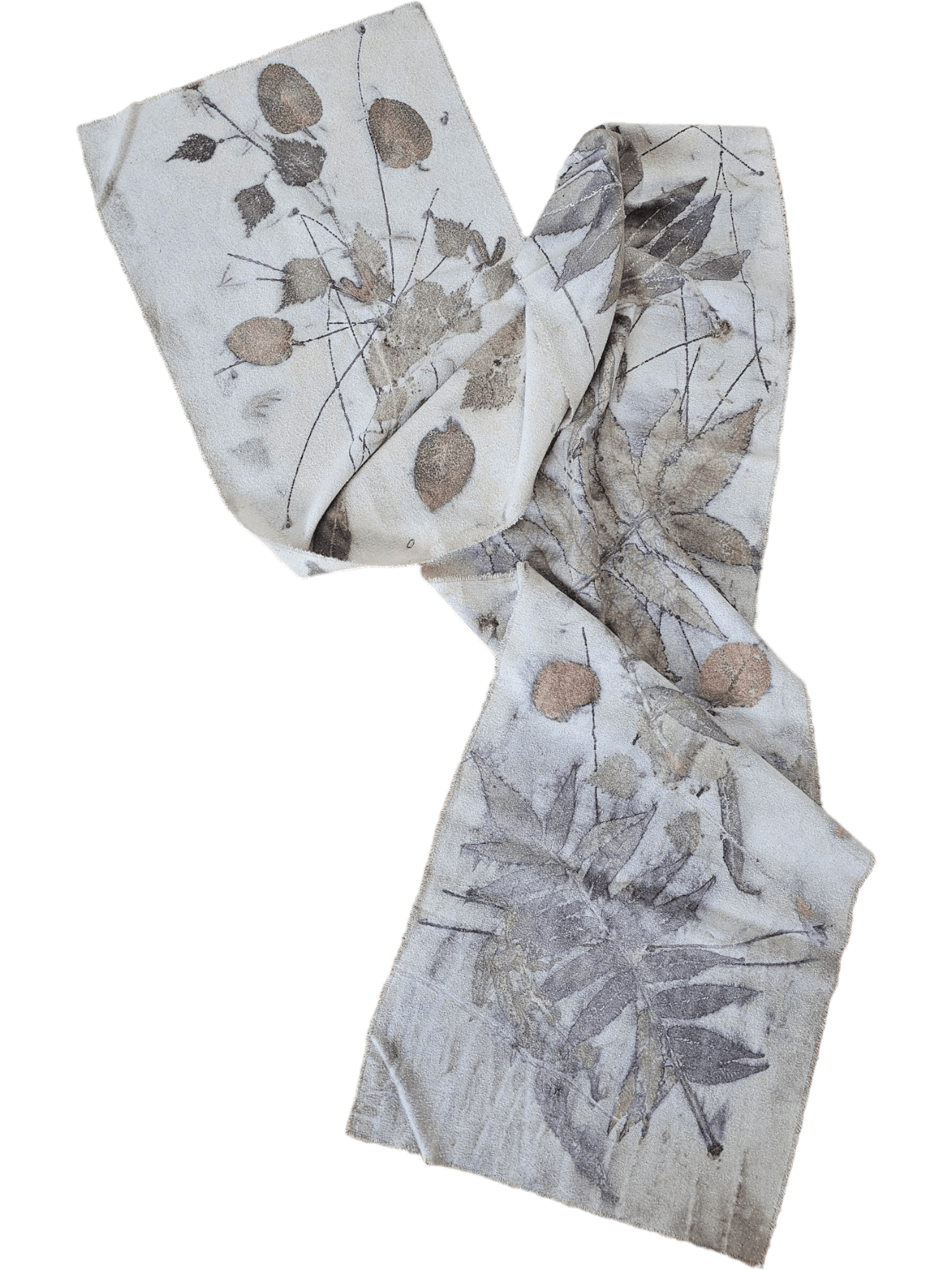 Eco Dyed Silk Scarves - Migrimah Textiles Scarves Migrimah Textiles Scarf 1 