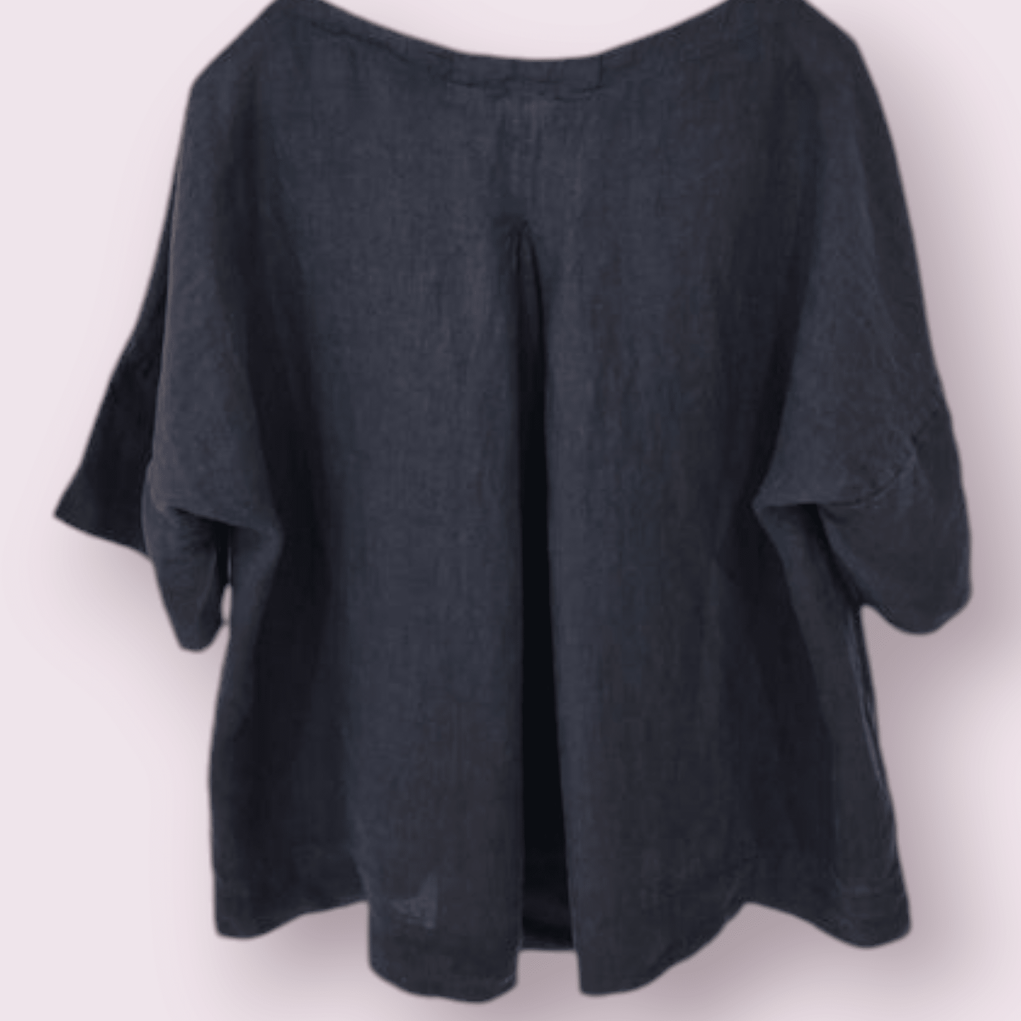 Montaigne Linen Pleat Top Top Etika 