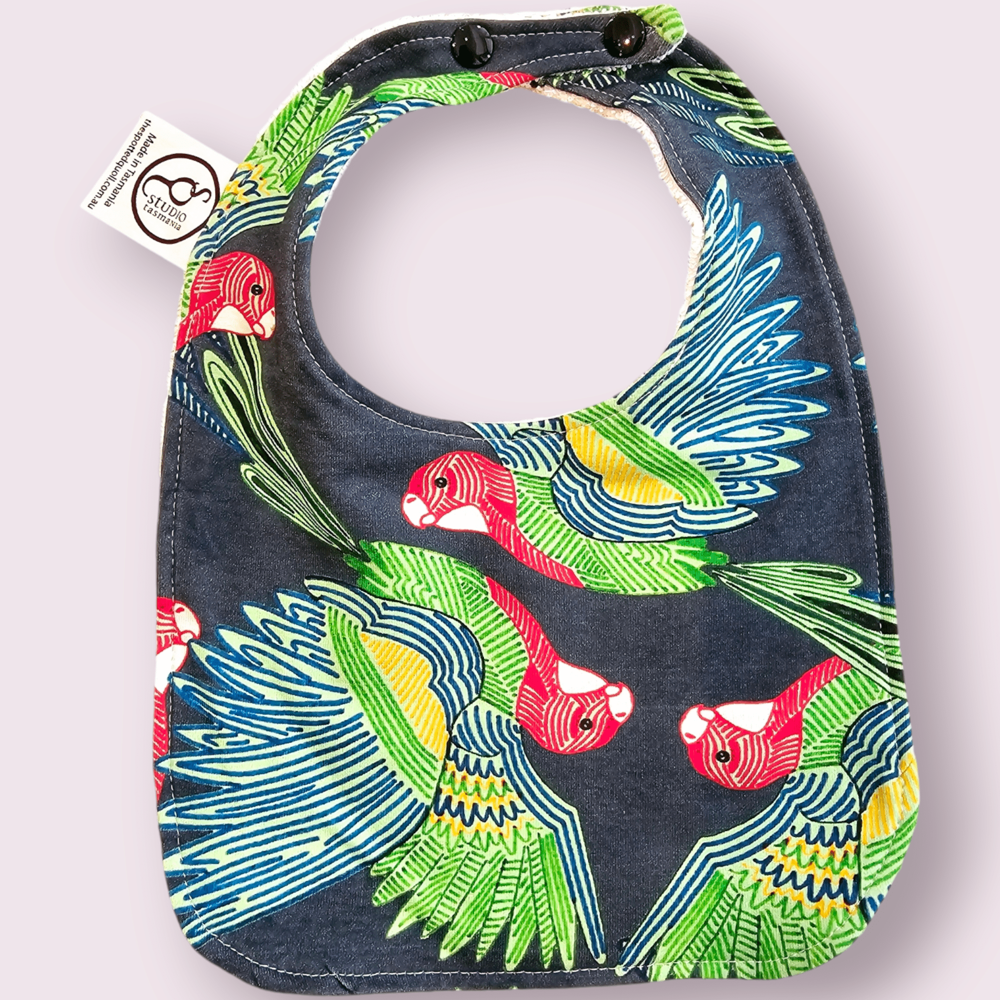 Bibs - Spotted Quoll Studio Bibs Little Lissa Loo Eastern Rosella 