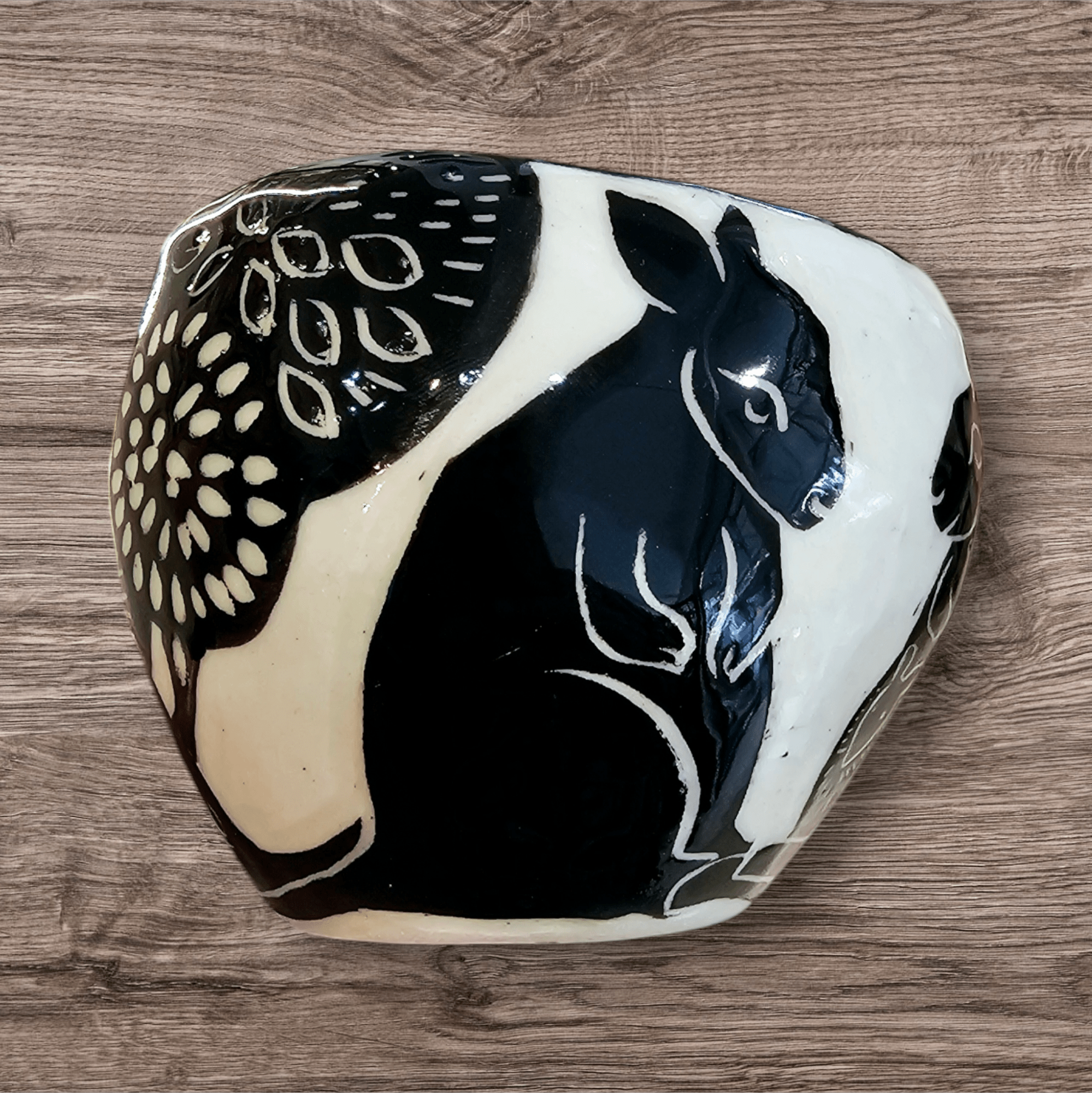 Aurora Fae Pademelon - Ceramics Ceramics The Aurora Fae Black Tumbler Cup (100x80mm) 
