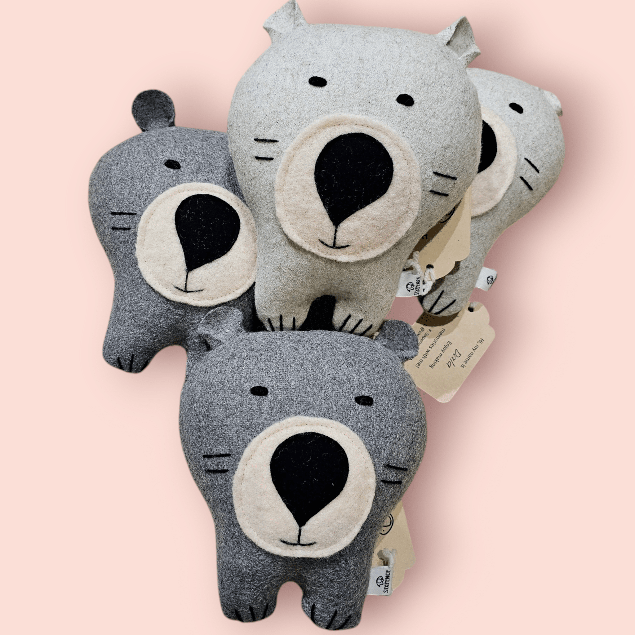 Woolie Friends by Sixpence soft toy Sixpence 