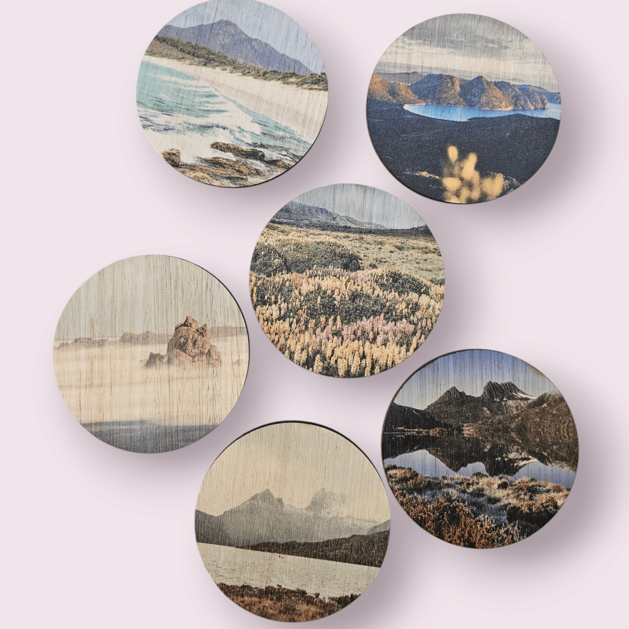 Coasters Cool Climate - Mixed 6 Pack tablewear The Spotted Quoll Mixed 6 Pack -2 