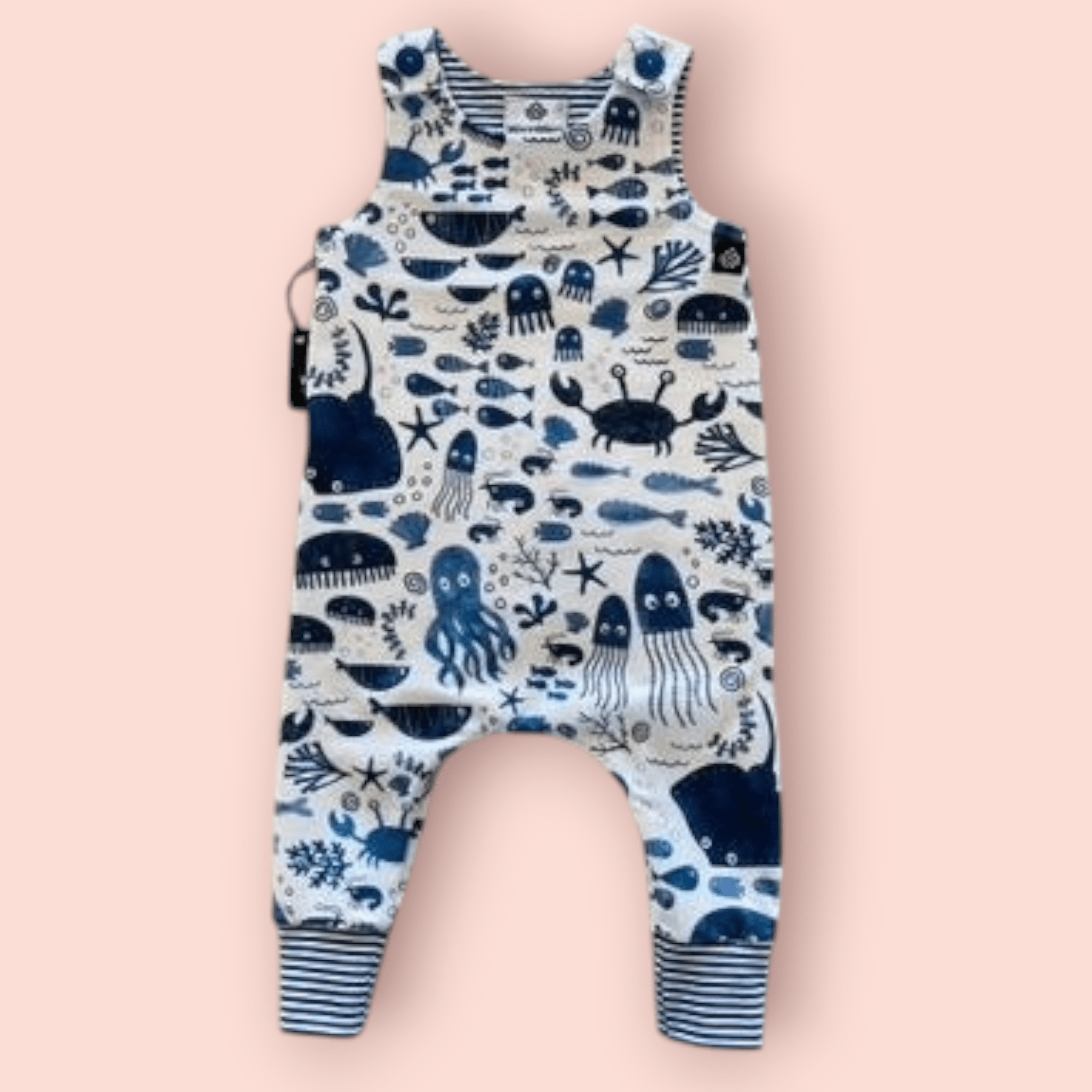 Baby Bodysuits - Worm Wear Tasmania Bodysuits Worm Wear Tasmania 0 Overalls Under the Sea