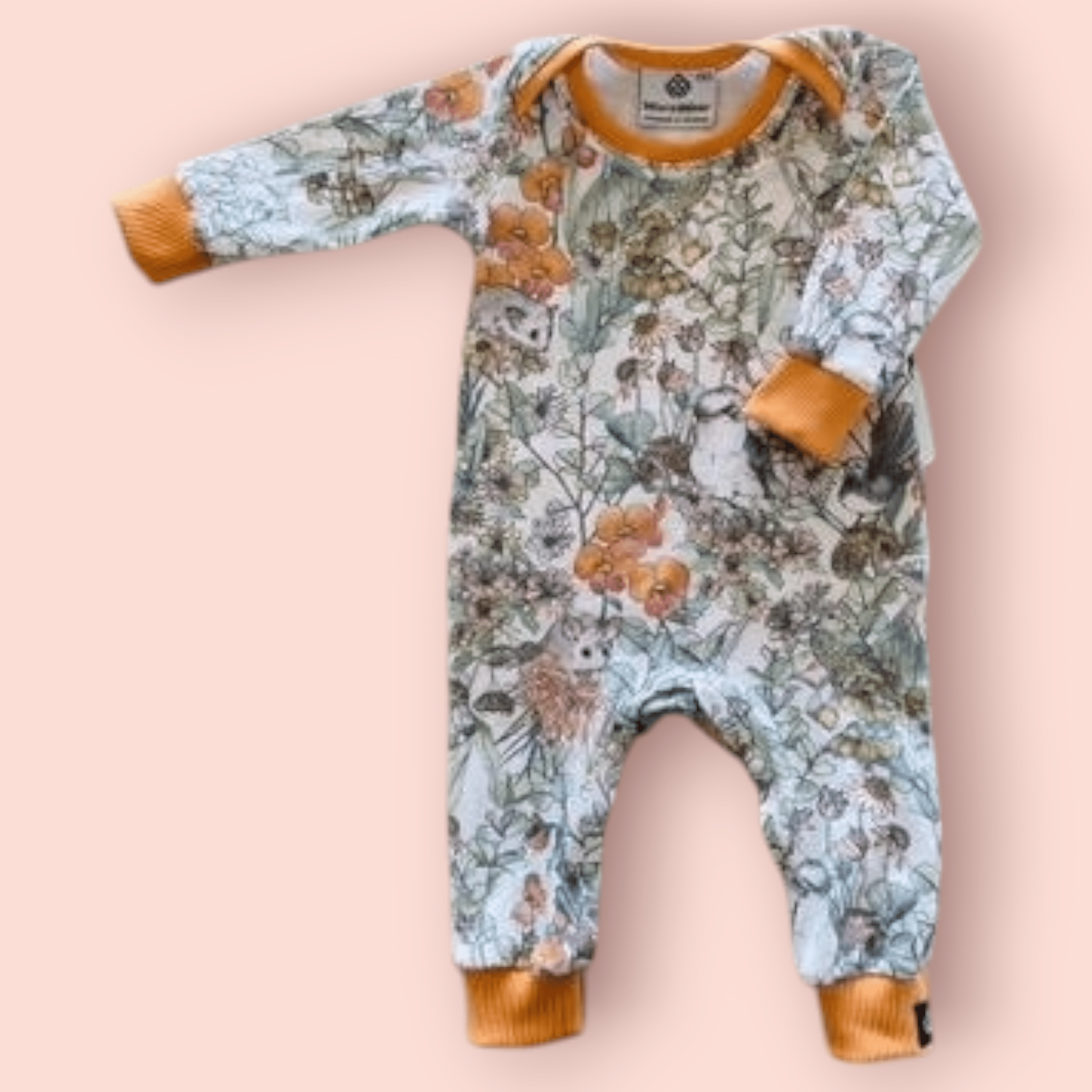 Baby Bodysuits - Worm Wear Tasmania Bodysuits Worm Wear Tasmania 00 Winter Bodysuit Fairytale Melon