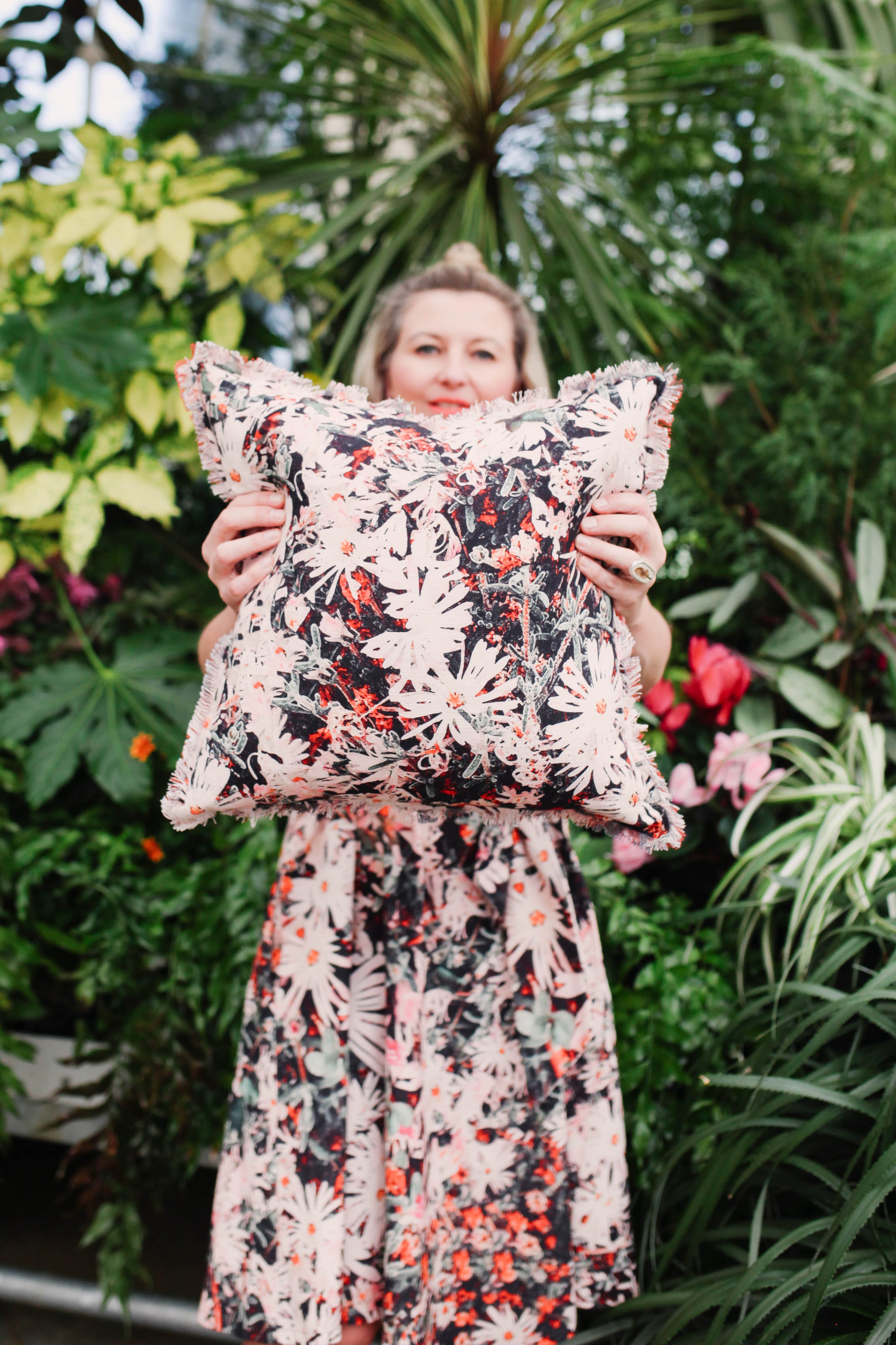 Frayed Linen Cushions - Limited Edition Cushions The Spotted Quoll 