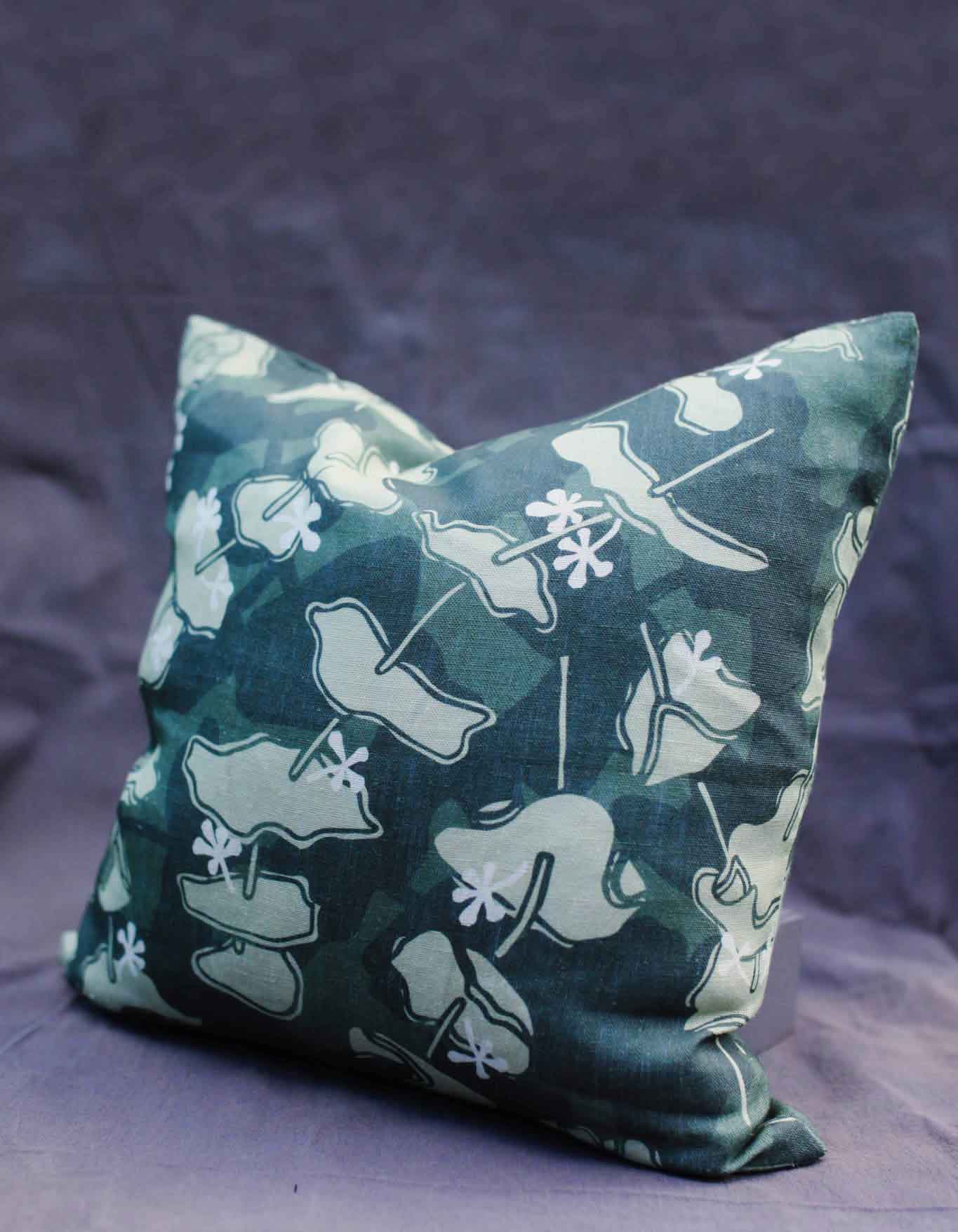 Printed linen Cushions - Flat Pack Cushions The Spotted Quoll 