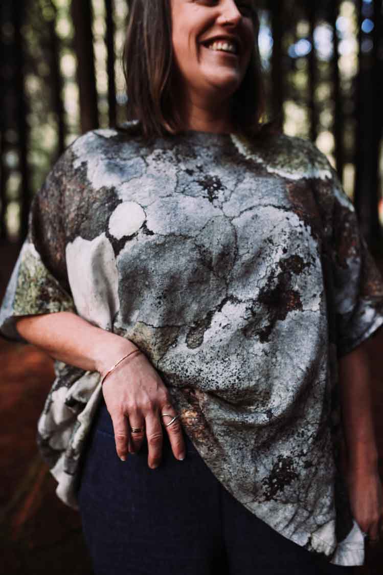 Freedom Top Organic Cotton - Cool Climate Lichen Top The Spotted Quoll 