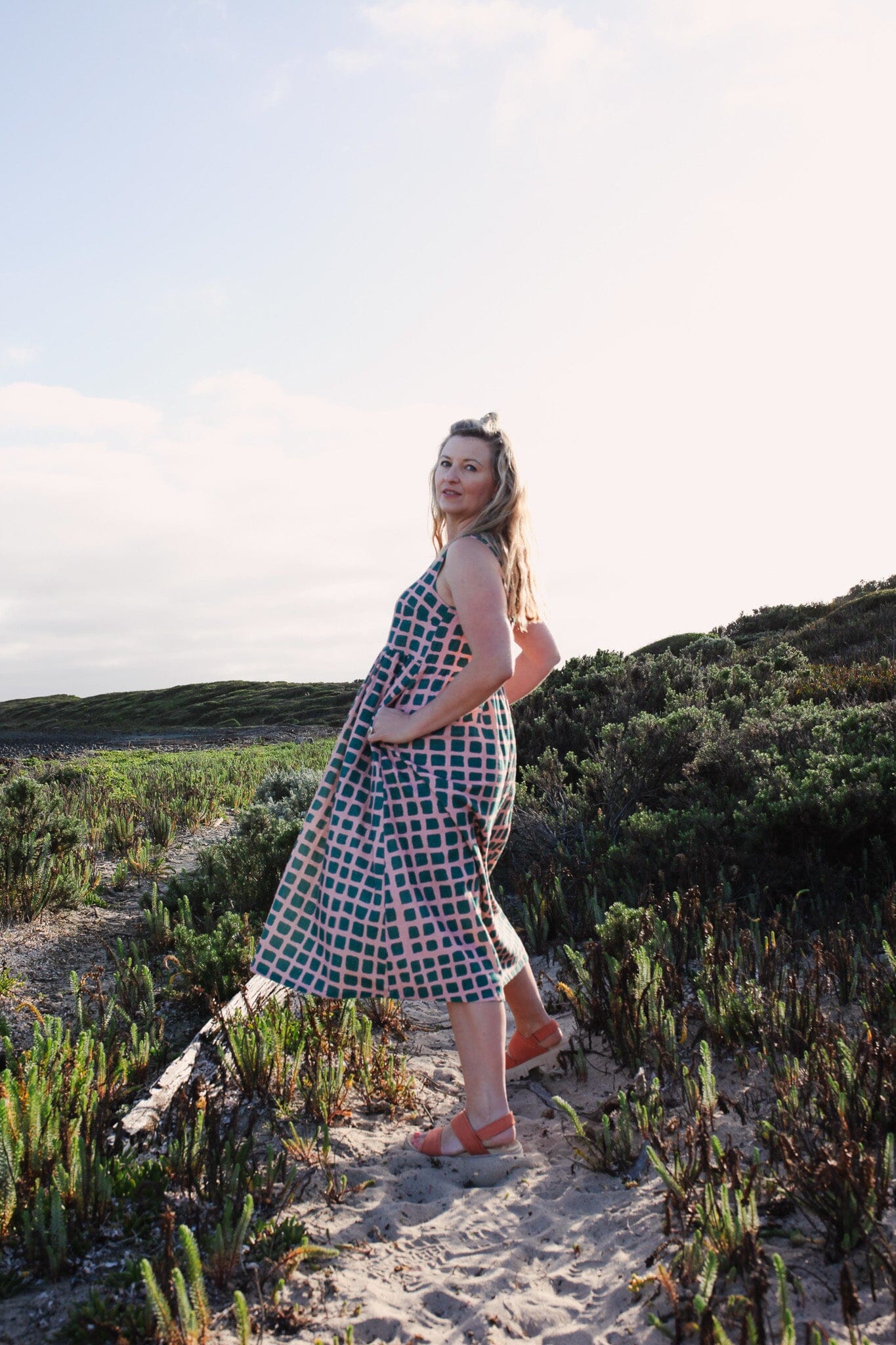 Button Pini - Rustic Garden Party Dresses The Spotted Quoll 