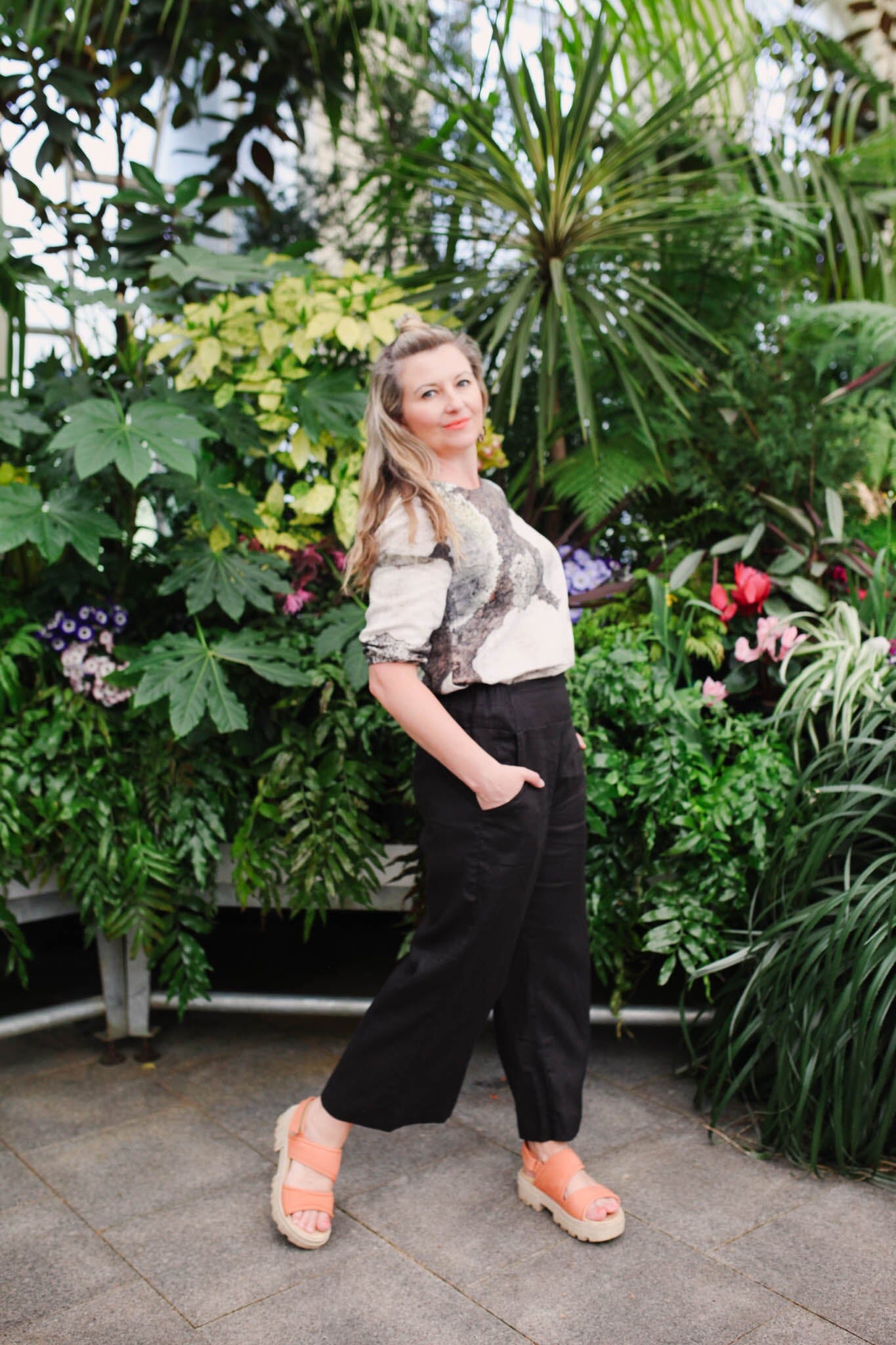 Lottie Culotte - Washed Linen Staple Pants The Spotted Quoll 