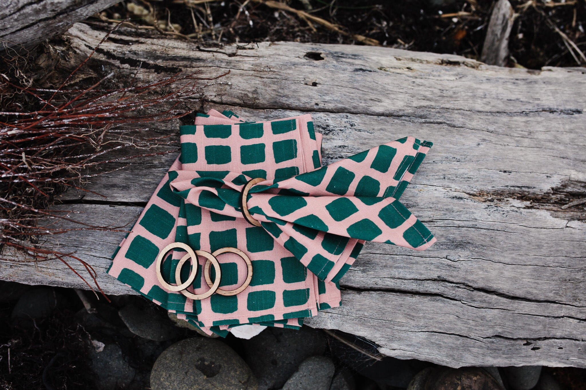 Organic Linen Table Napkins - All Kinds table ware The Spotted Quoll 