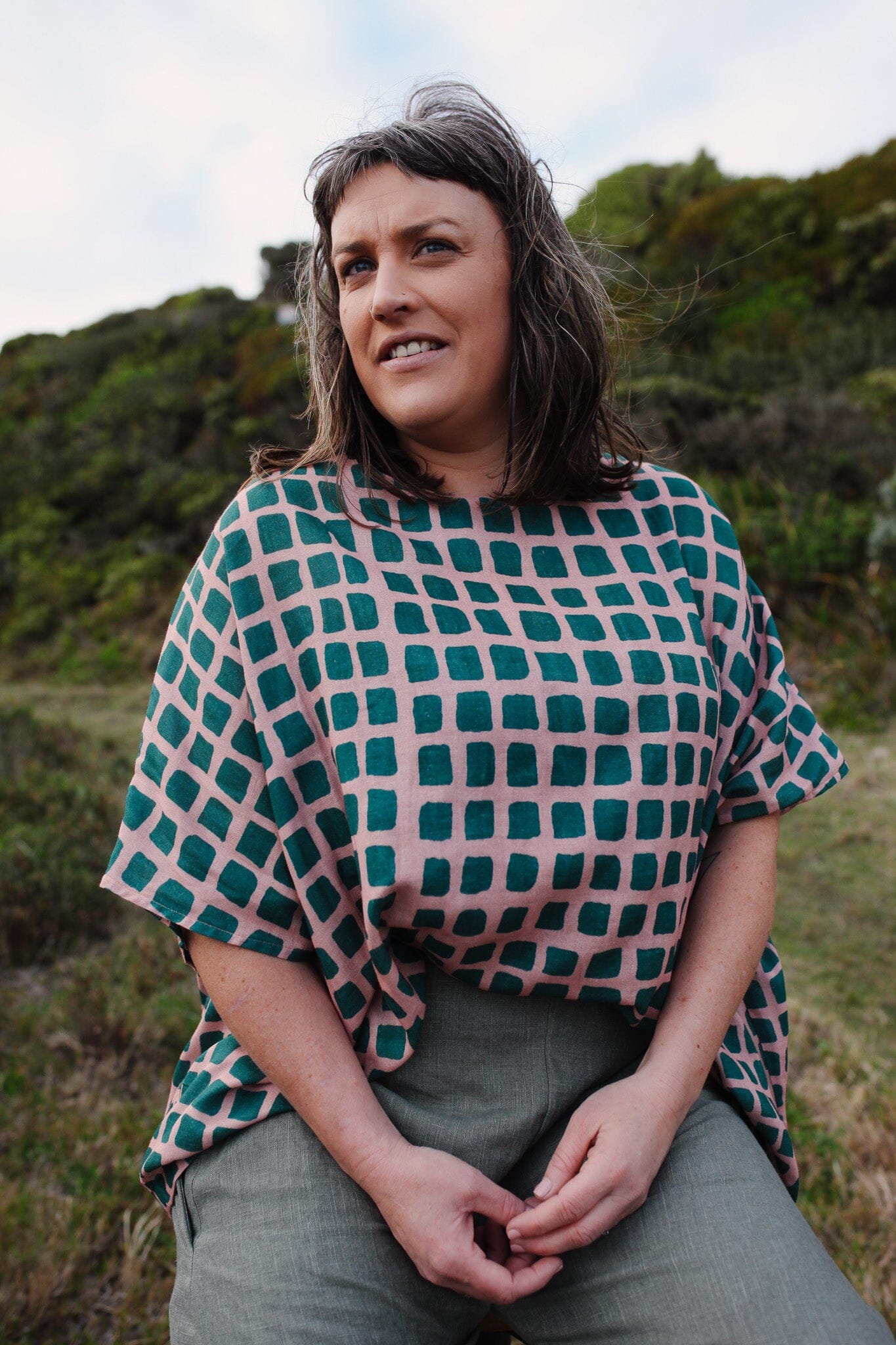 Freedom Top Organic Cotton - Garden Party Top The Spotted Quoll 