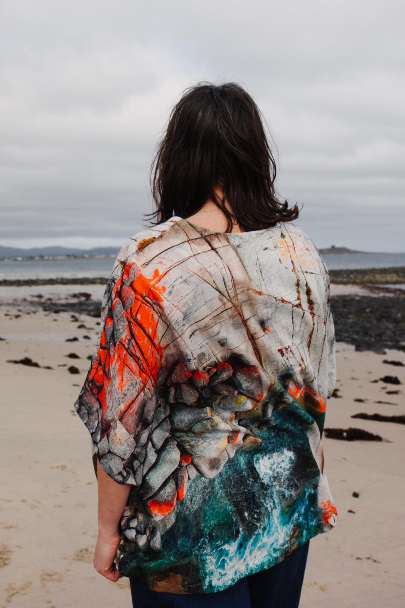 Freedom Top Organic Cotton - Aerial Bay of Fires Top The Spotted Quoll 