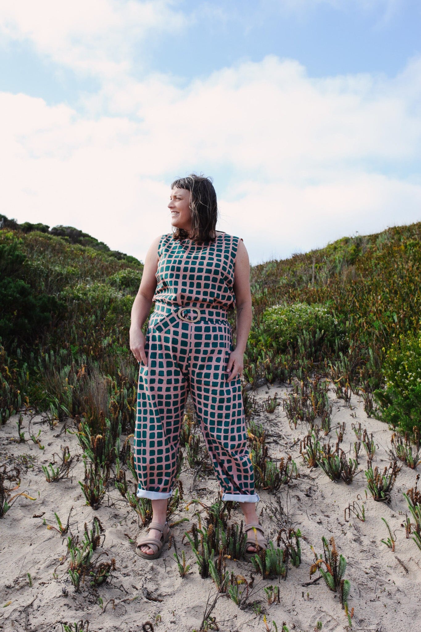 Bob Pant Linen/Hemp - Garden Party Pants The Spotted Quoll 