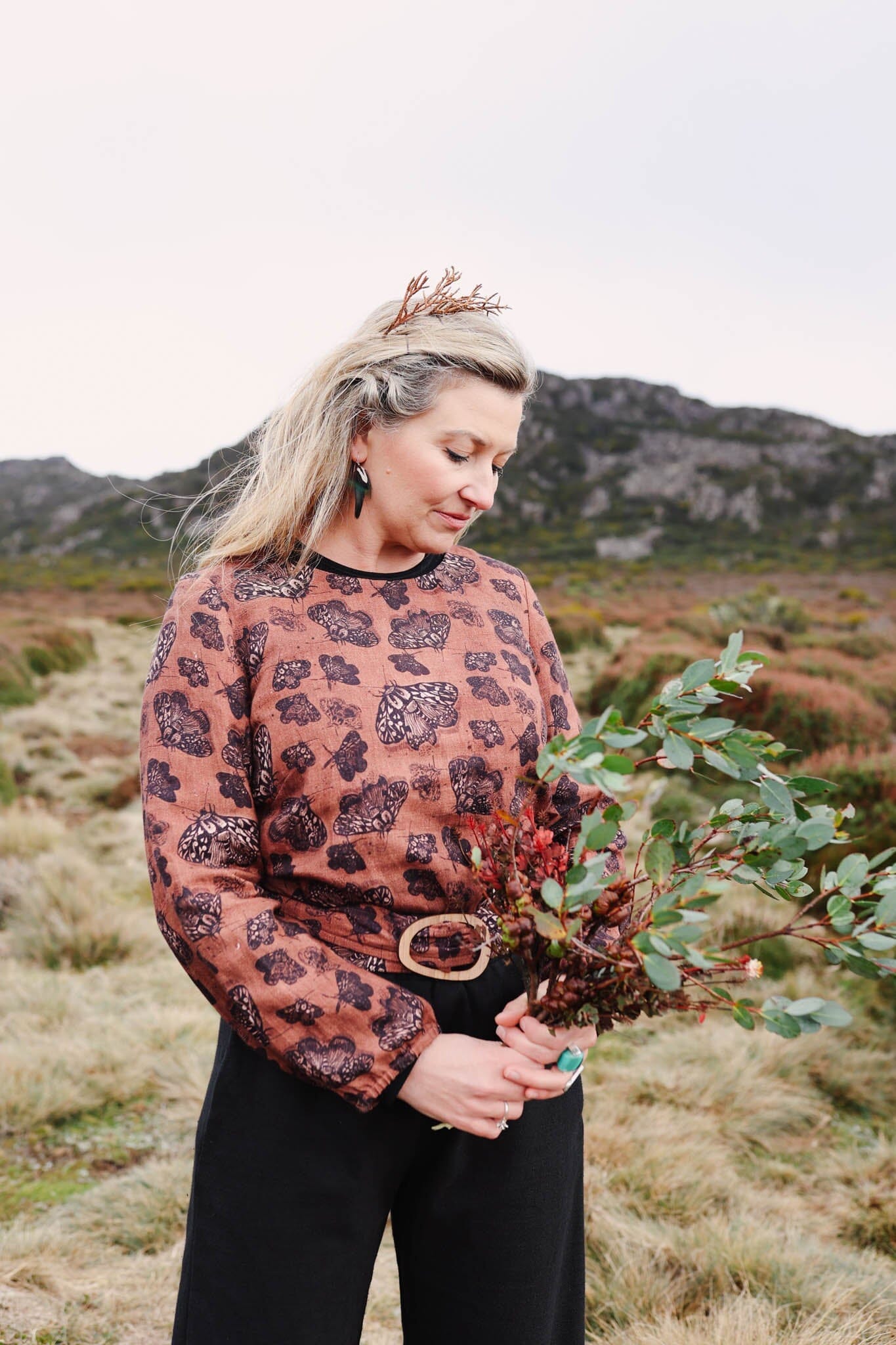 SQ Sewing Pattern - Lady Jane Blouse top pattern The Spotted Quoll Hard Copy 