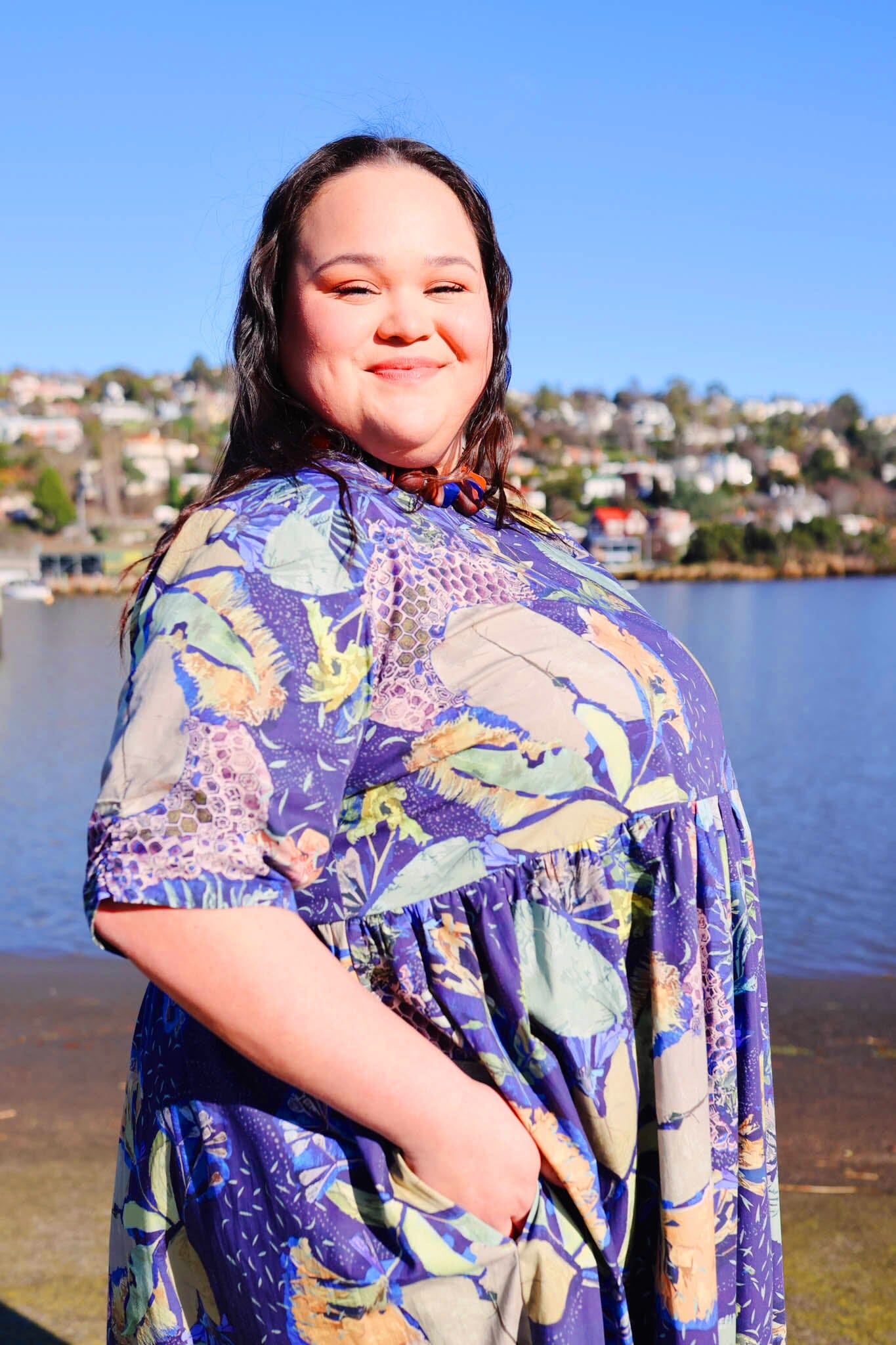 Peasant Poplin Dress - No Bee Dresses The Spotted Quoll 