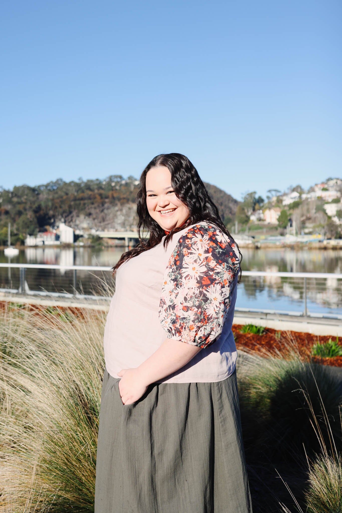 Lady Jane Bishops Sleeve Blouse - Linen & Voile top The Spotted Quoll 