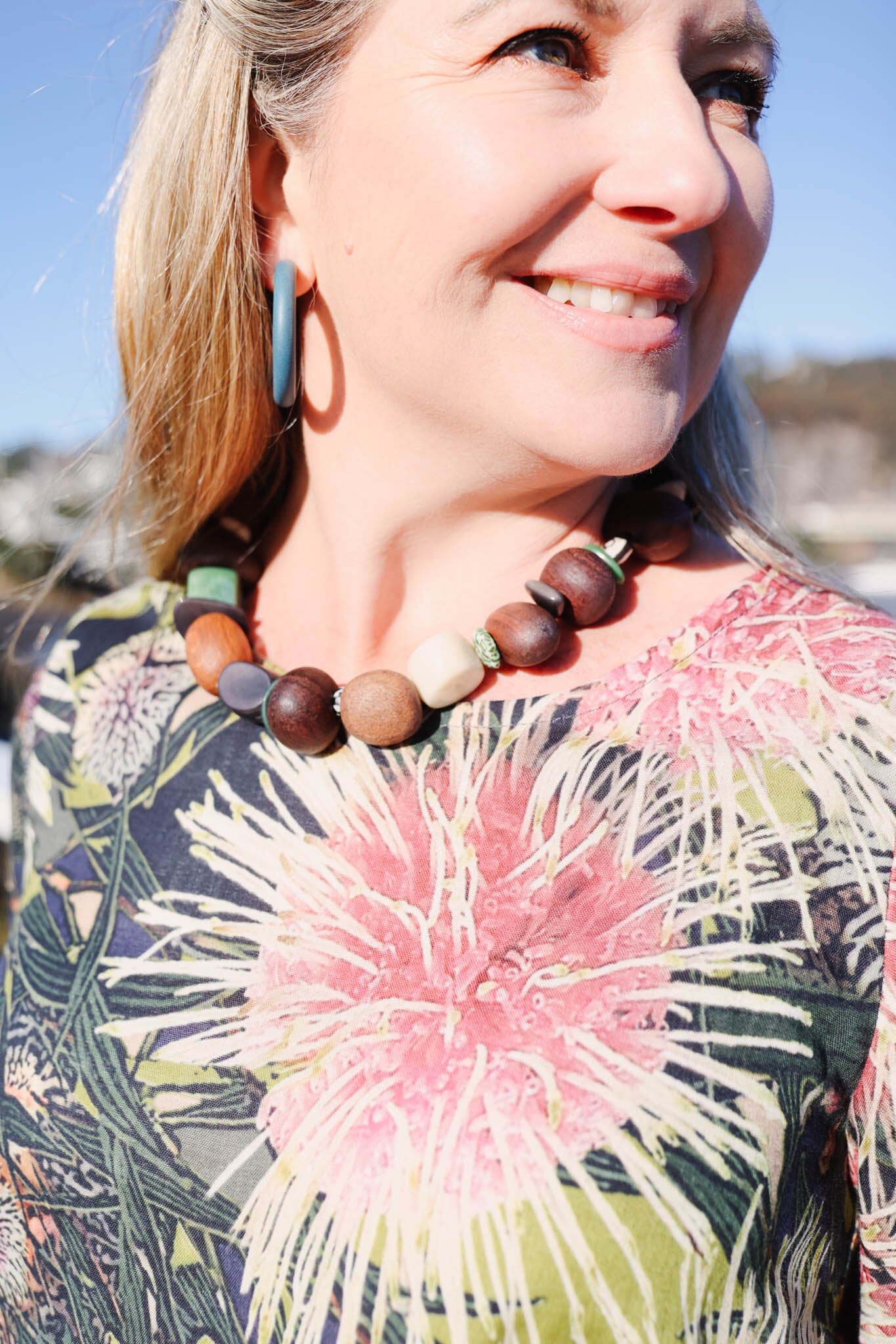 Eco Bead Necklace - Fakington Wild Eco Beads The Spotted Quoll 