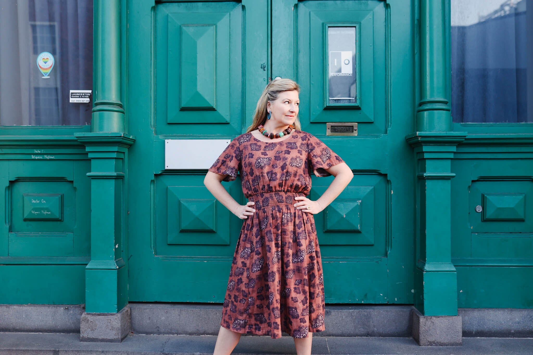 French Girl Sundress - Organic Cotton Dress The Spotted Quoll 
