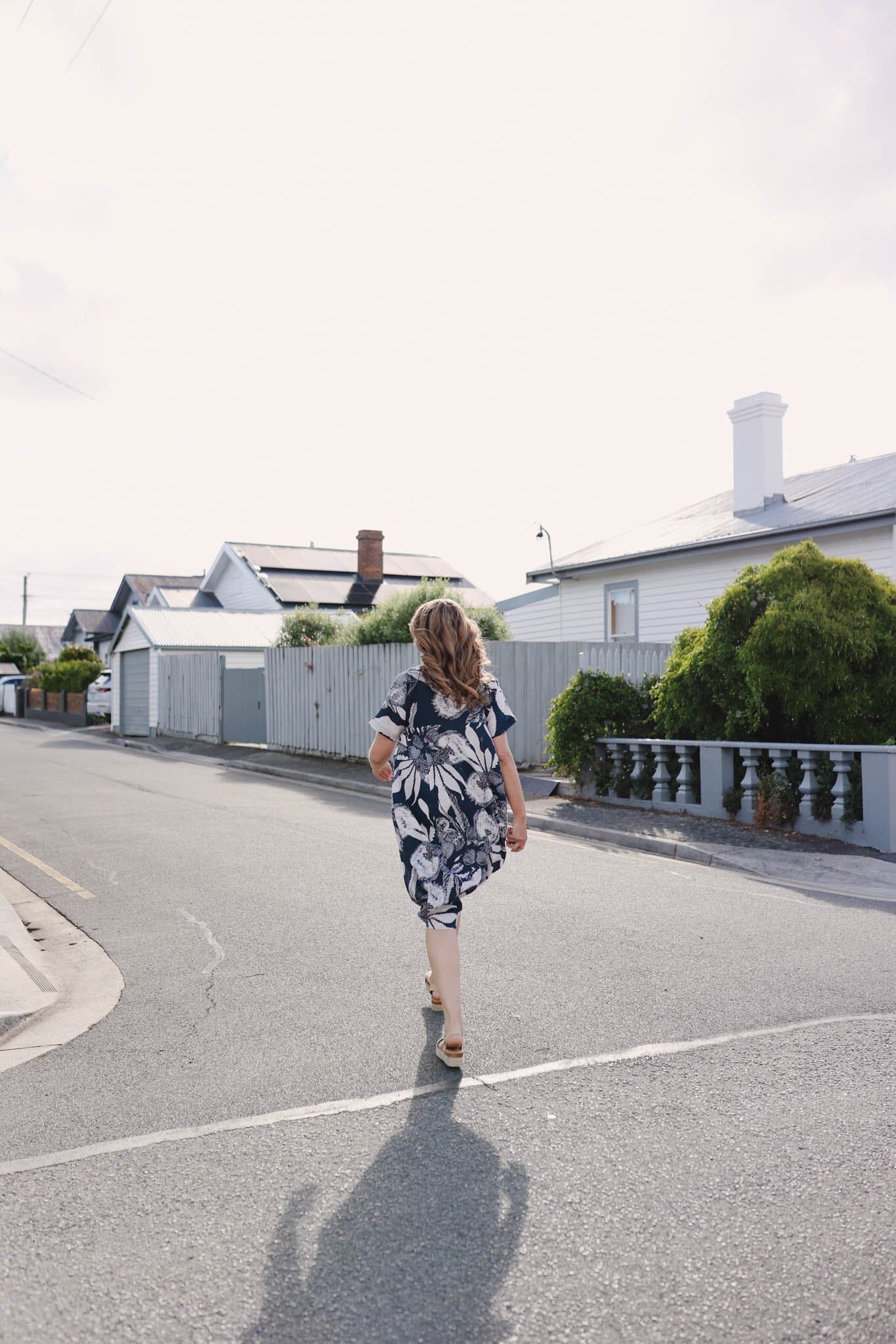 Cocoon Dress Organic Pure Linen - Original Sawtooth Banksia Dress The Spotted Quoll 