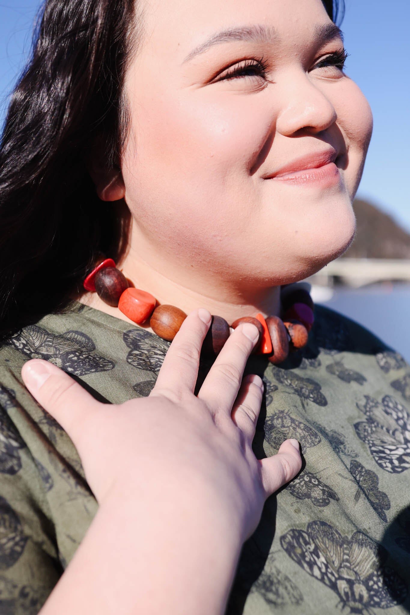 Eco Bead Necklace - Fakington Wild Eco Beads The Spotted Quoll 