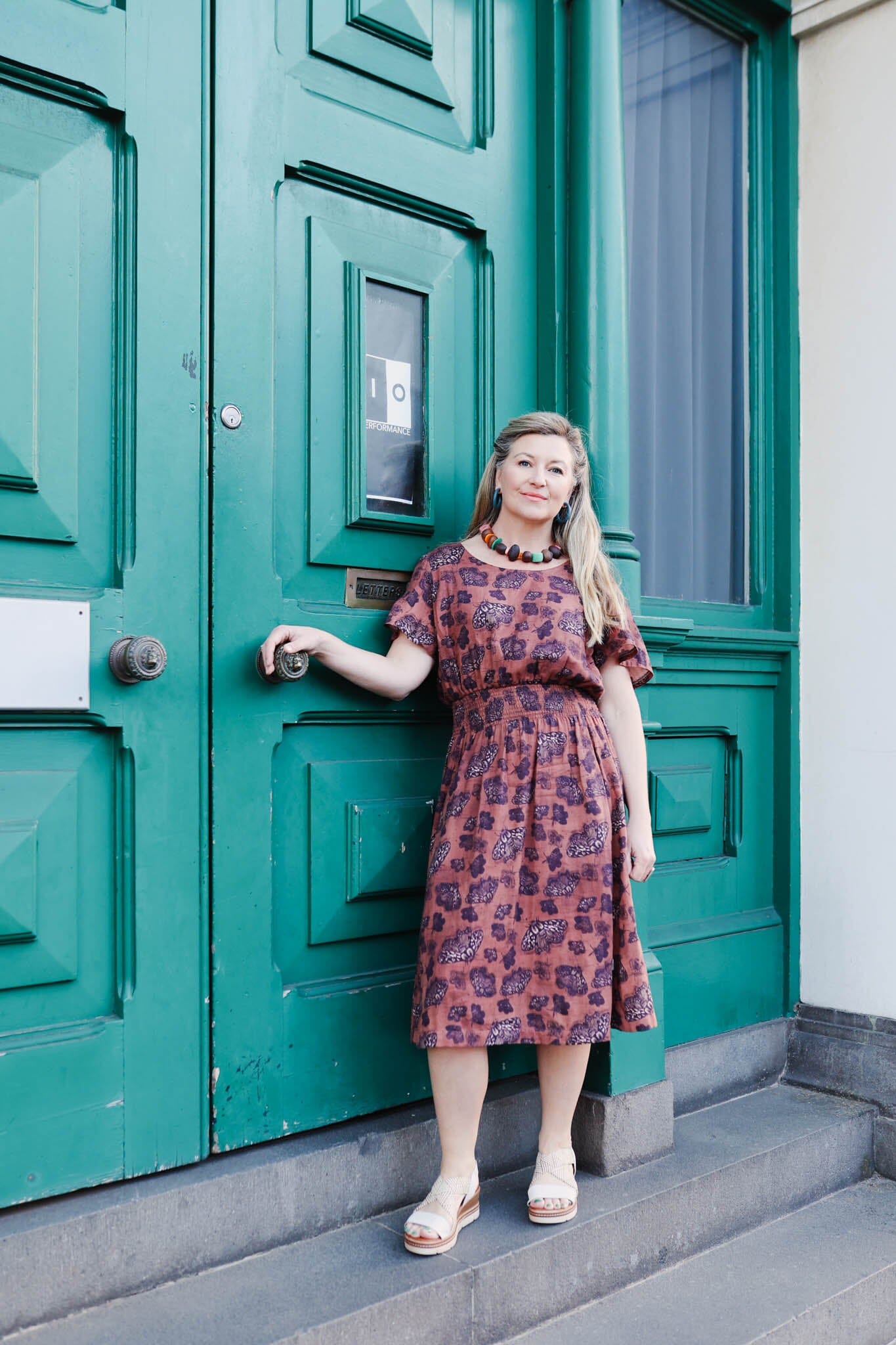 French Girl Sundress - Organic Cotton Dress The Spotted Quoll 