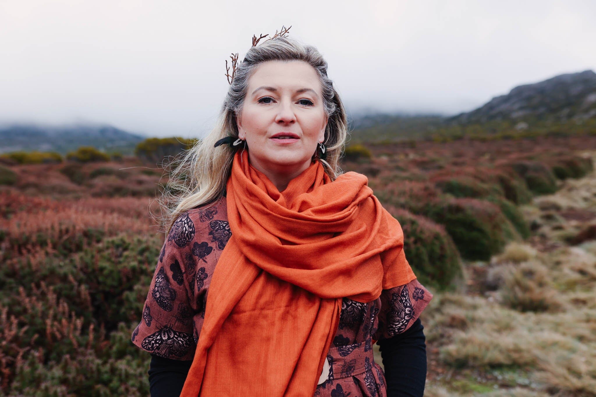 Organic Cashmere Pashmina - Cocoa Scarf The Spotted Quoll 