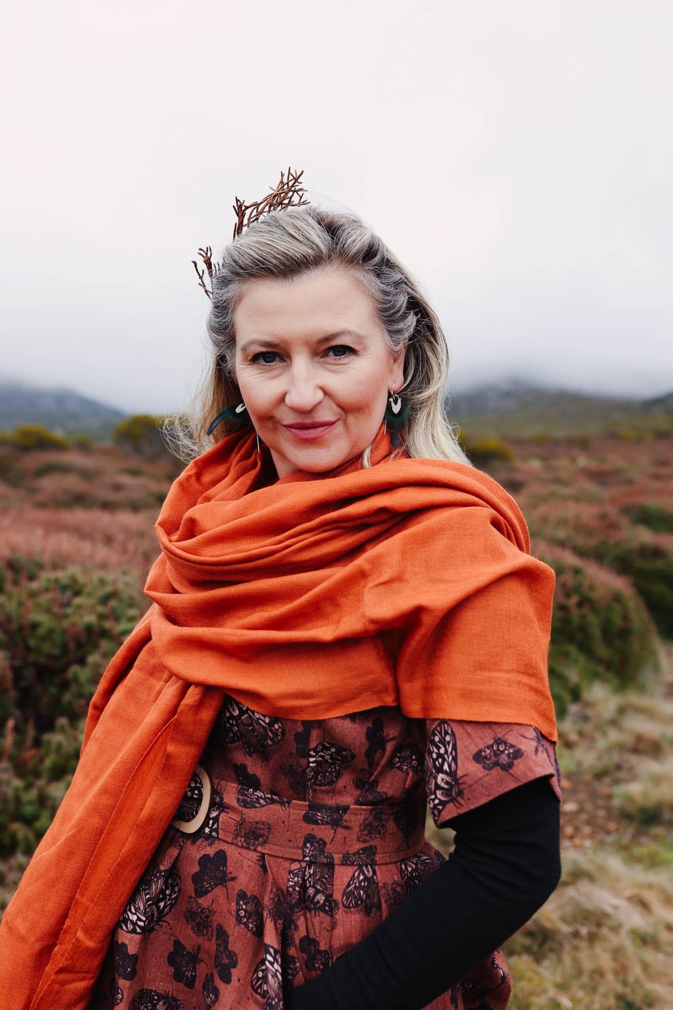 Organic Cashmere Pashmina - Cocoa Scarf The Spotted Quoll 