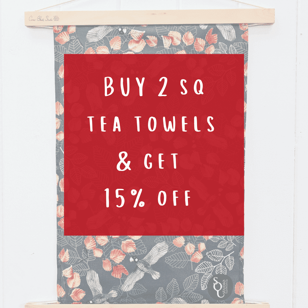 Tea Towel - Wildflowers Tea Towel The Spotted Quoll 