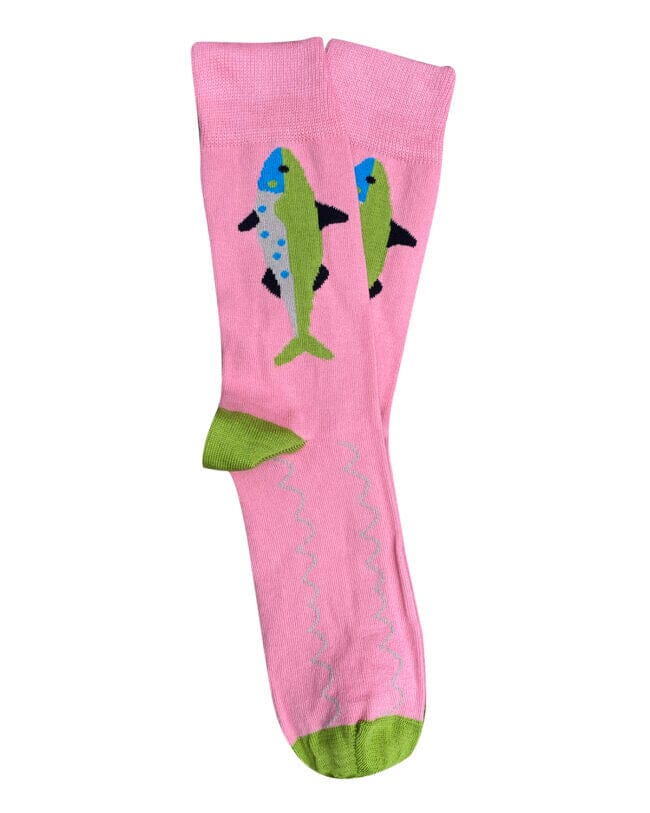 'Sardines' Cotton Socks - Tightology socks Tightology Pink Medium 