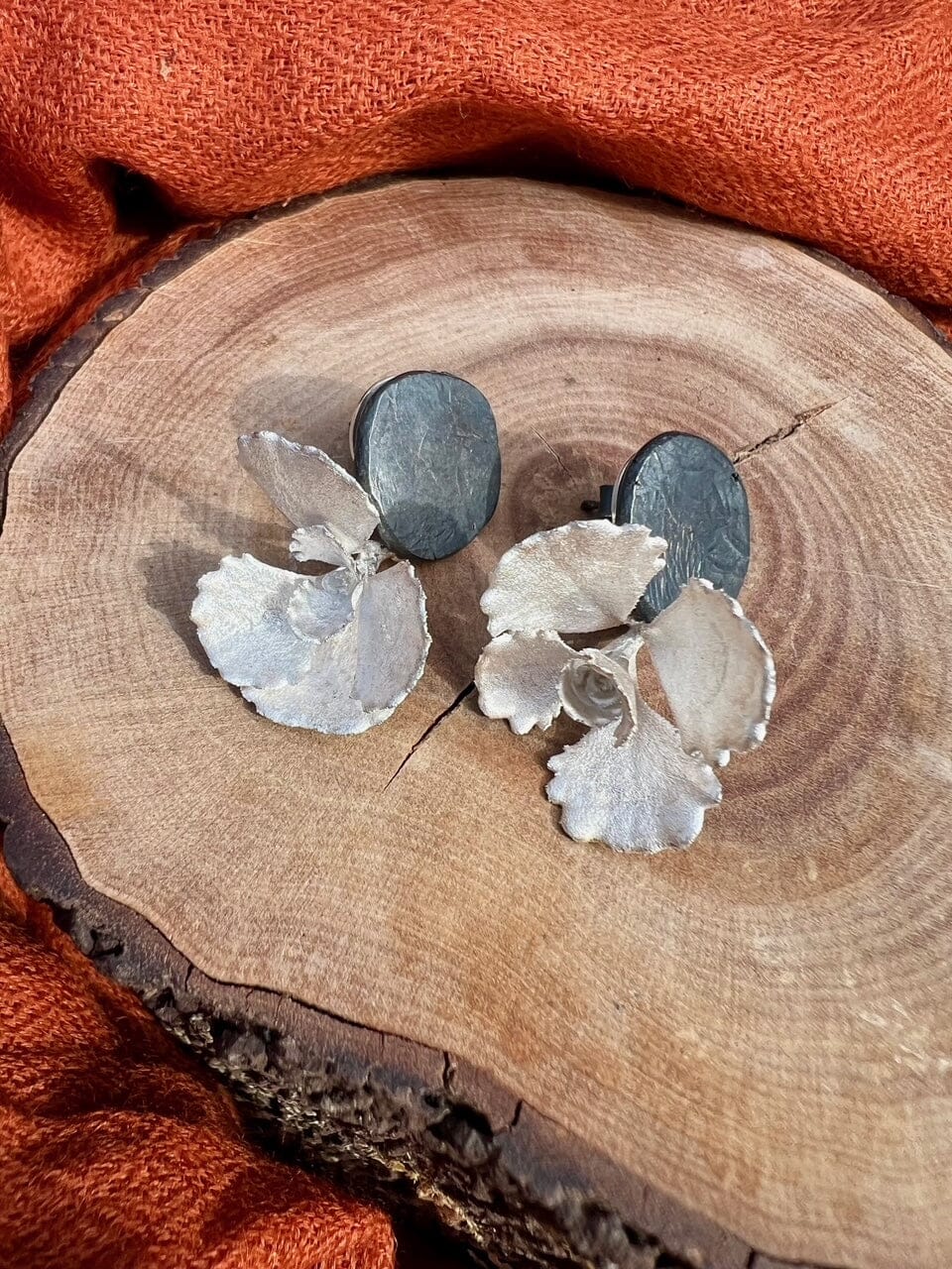 Botanical Threads - Anja Jagsch Earrings Anja Jagsch Silver Stud 1 