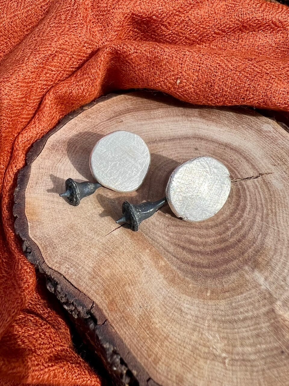 Botanical Threads - Anja Jagsch Earrings Anja Jagsch Silver Stud 2 