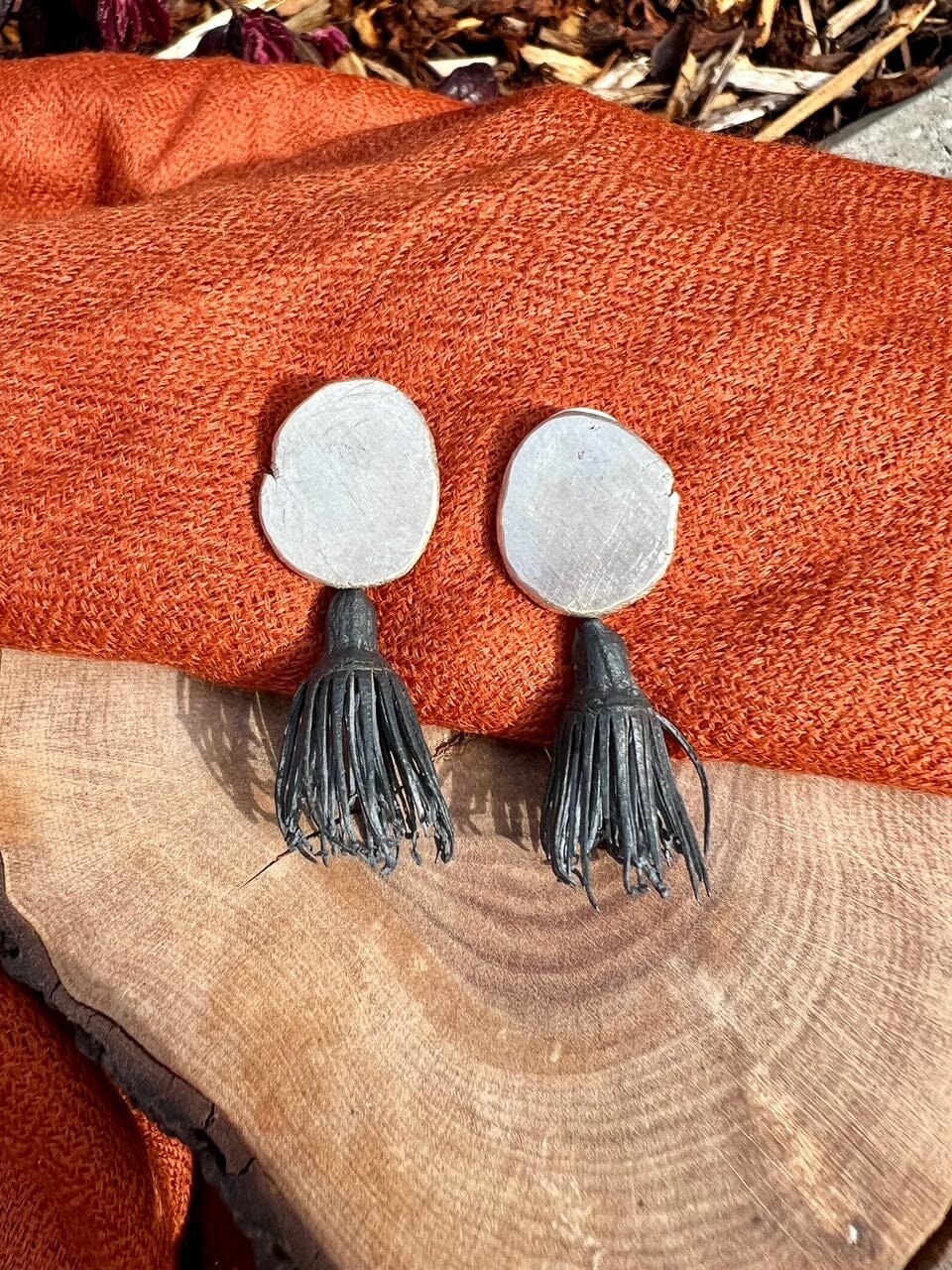 Botanical Threads - Anja Jagsch Earrings Anja Jagsch Silver Stud 3 