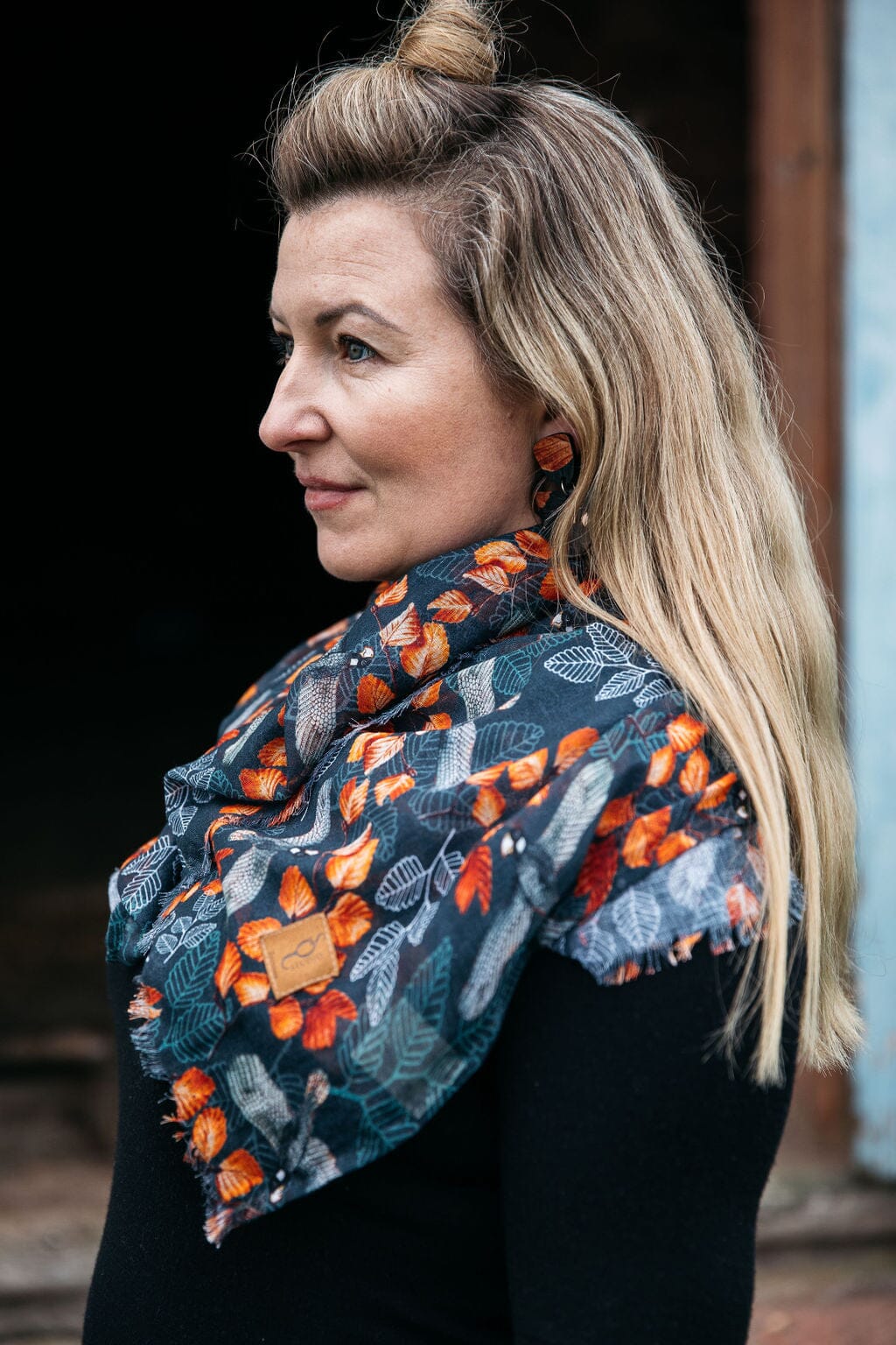 Turning Fagus Organic Cotton Scarf Accessories The Spotted Quoll 