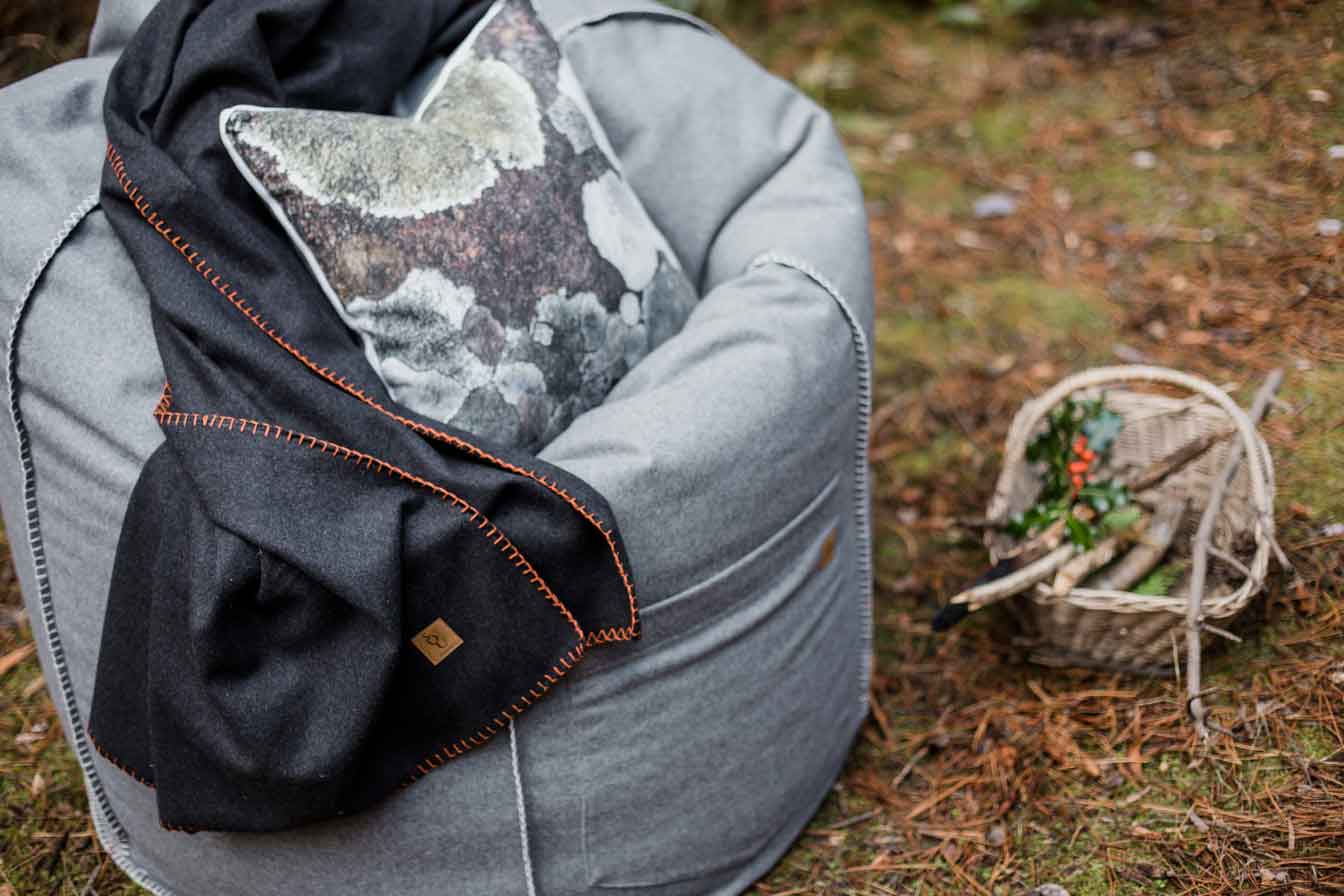 Organic Wool Bean Bag Bean bags The Spotted Quoll Studio 