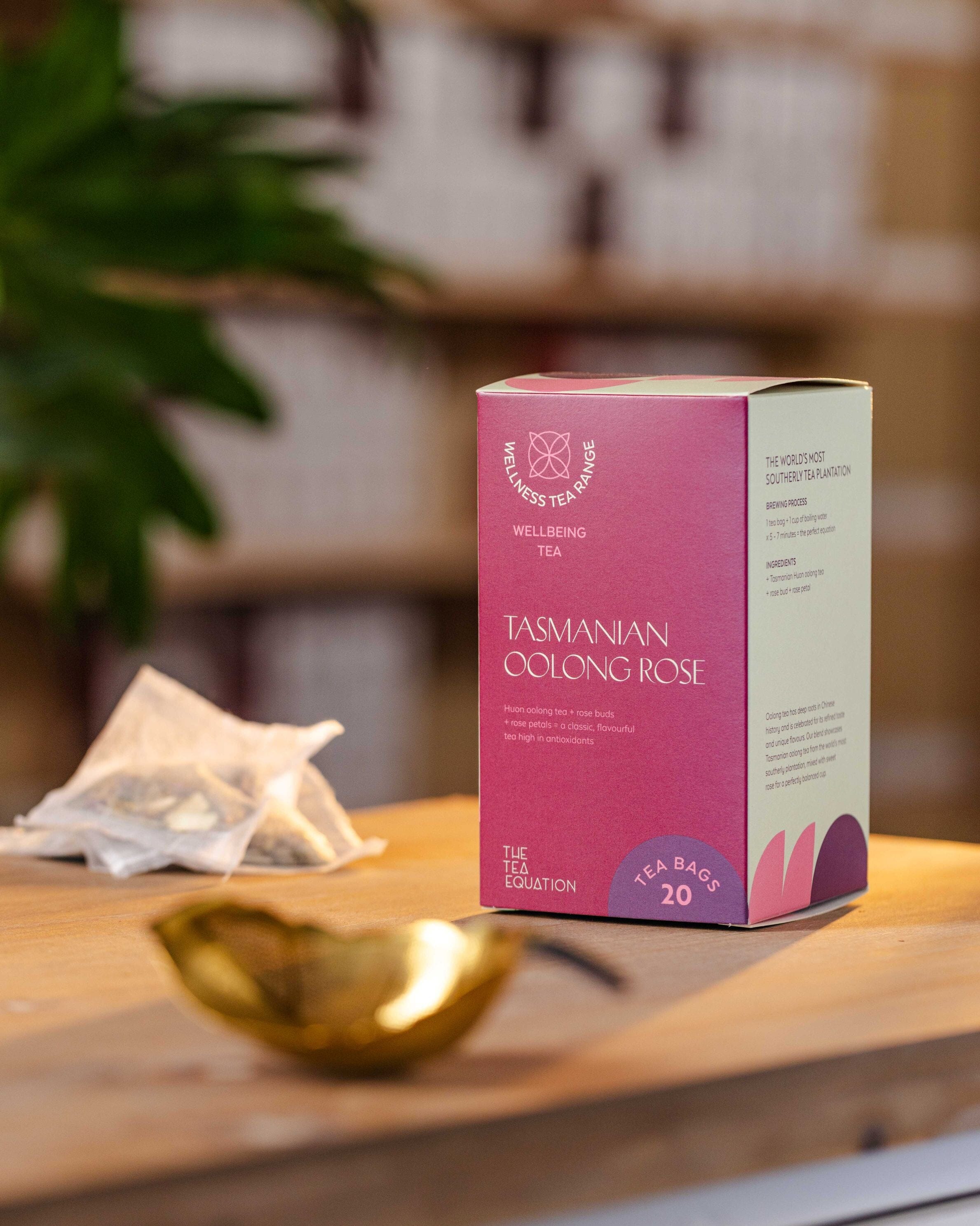 The Tea Equation - Tasmanian Teabags 20 Pack Tea Tea equation Tasmanian Oolong (Rose) 