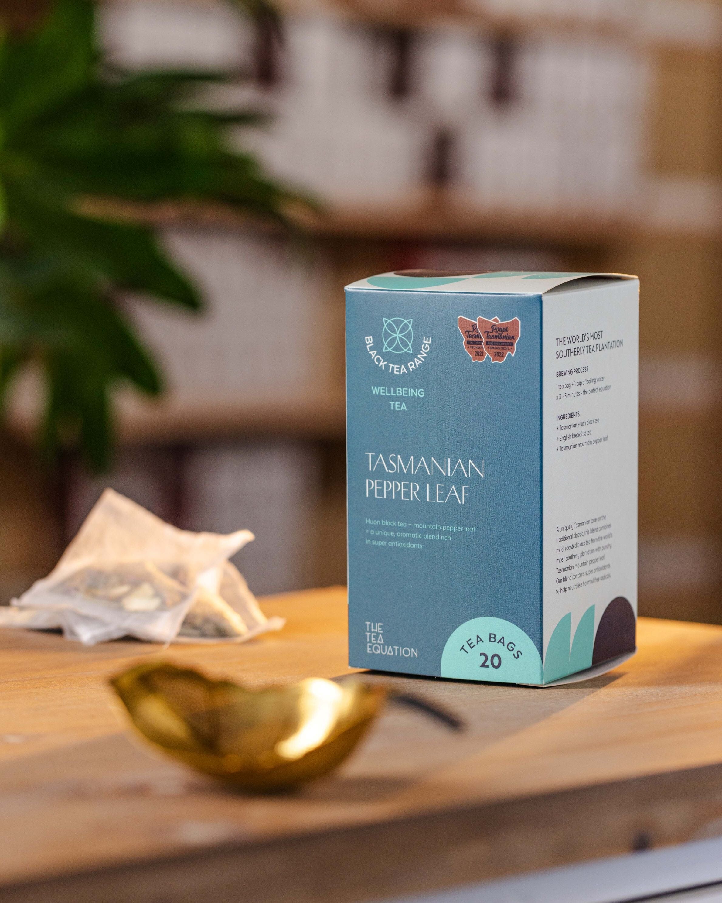 The Tea Equation - Tasmanian Teabags 20 Pack Tea Tea equation Tasmanian Pepper Leaf 