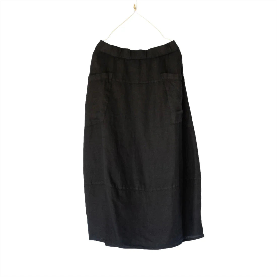 Montaigne Tulip Linen Skirt Skirt Etika Black I 