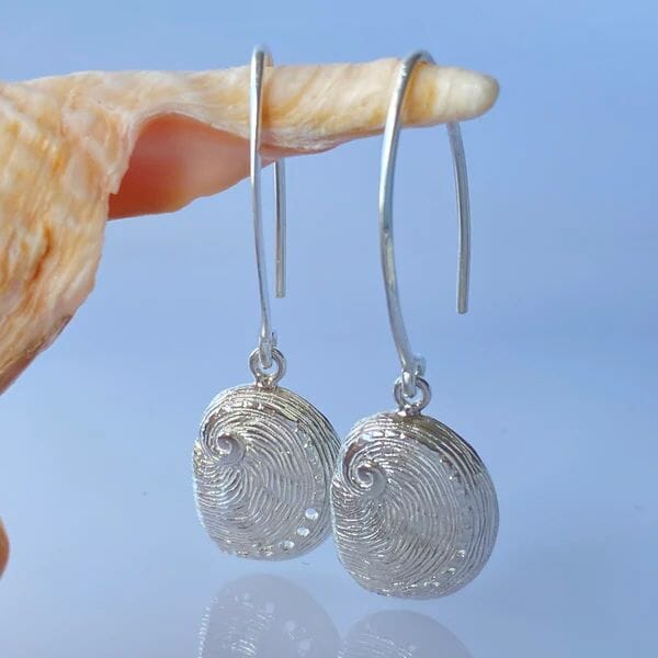 Rare & Beautiful - Tasmania Coastal Collection Pendant The rare and Beautiful Abalone Long Hook Dangles 