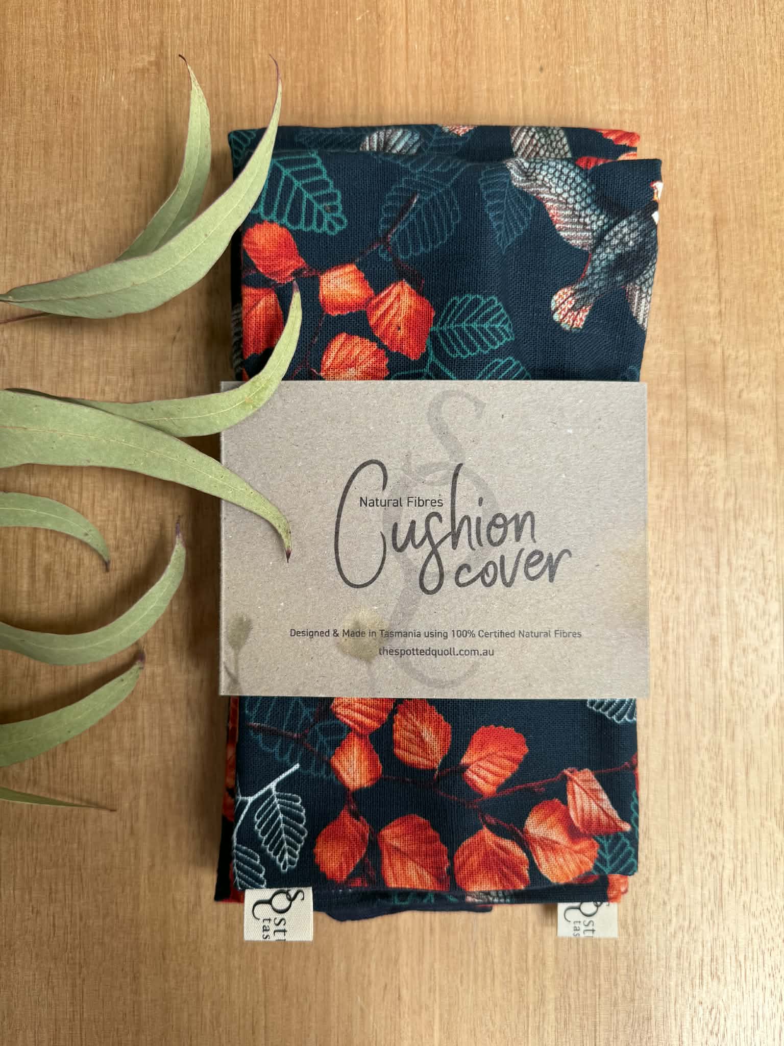 2 Pack Organic Linen/Hemp Cushions - Turning Fagus Cushions The Spotted Quoll 