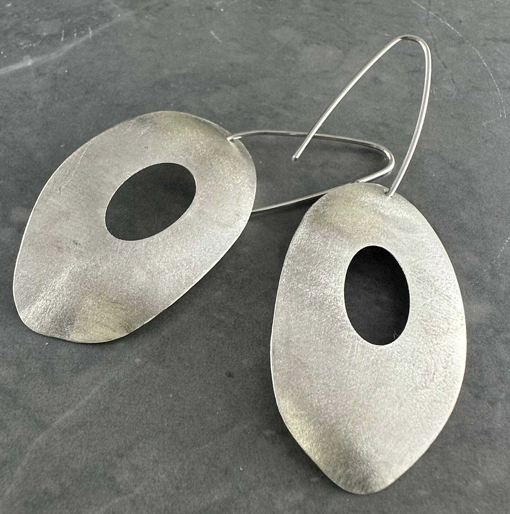 Oxidized Silver Earrings by Jillian Jak Earrings Jillian Jak Hole in one 