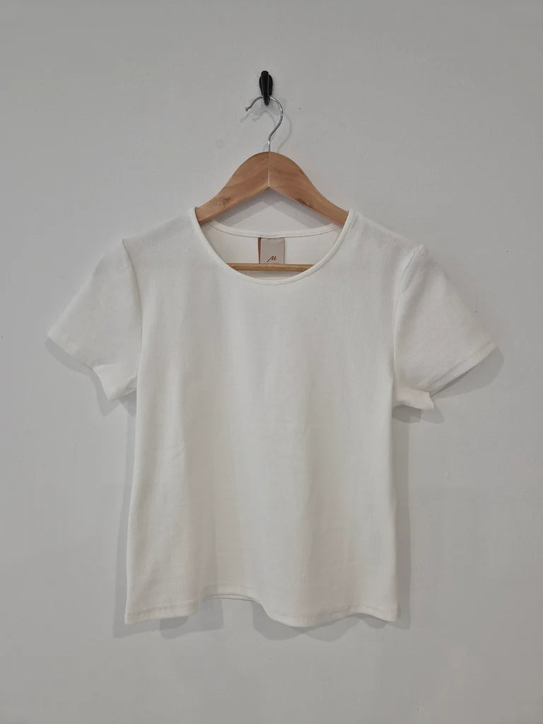 Combed Cotton T-shirt - Montaigne Linen Etika 