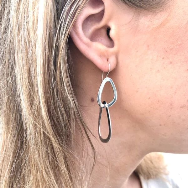 Rare & Beautiful - Loop Earrings Earrings The rare and Beautiful Double Loop Earring Sterling Silver 