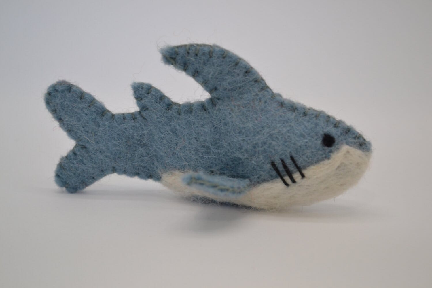 Wool Felt Finger Puppets - Create & Wonder finger puppets Create & Wonder Great White Shark 