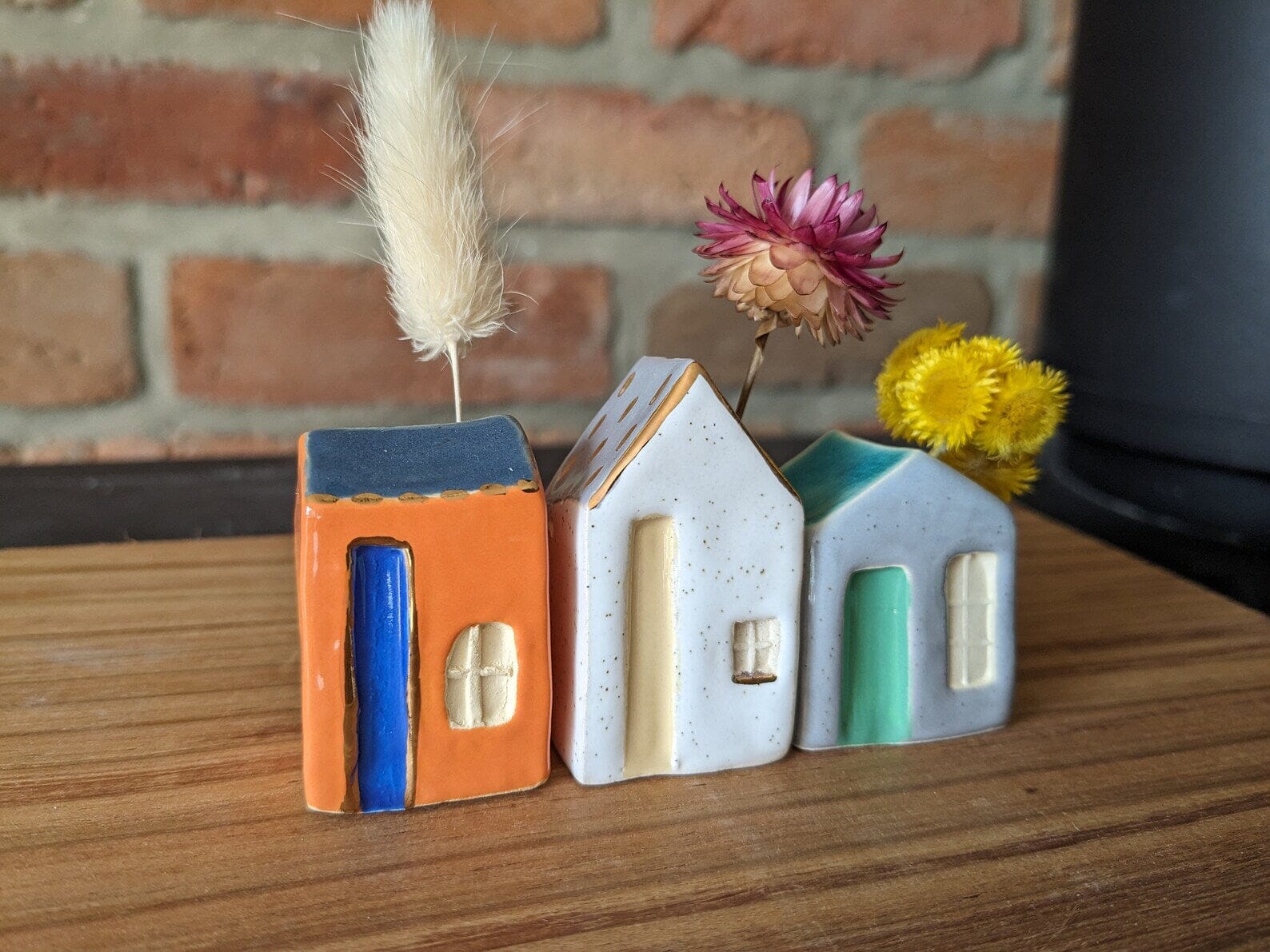 Tiny Houses - Funky Pickle Ceramics funky pickle 