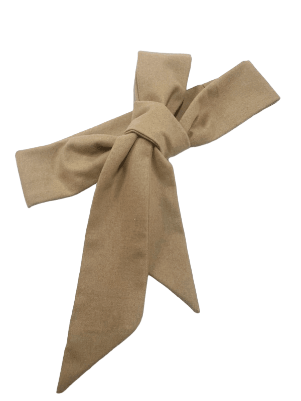 Wool Tie Belt - Cocoon Coat Belts The Spotted Quoll S/M - 190cm Tan 