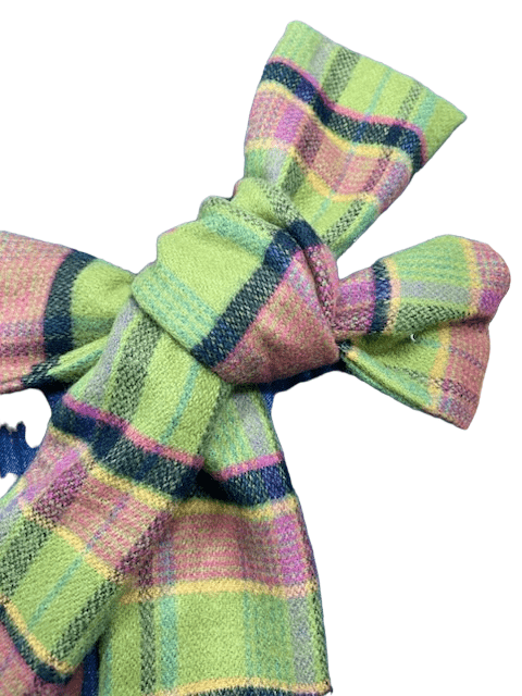 Wool Tie Belt - Cocoon Coat Belts The Spotted Quoll S/M - 190cm Garden Plaid 